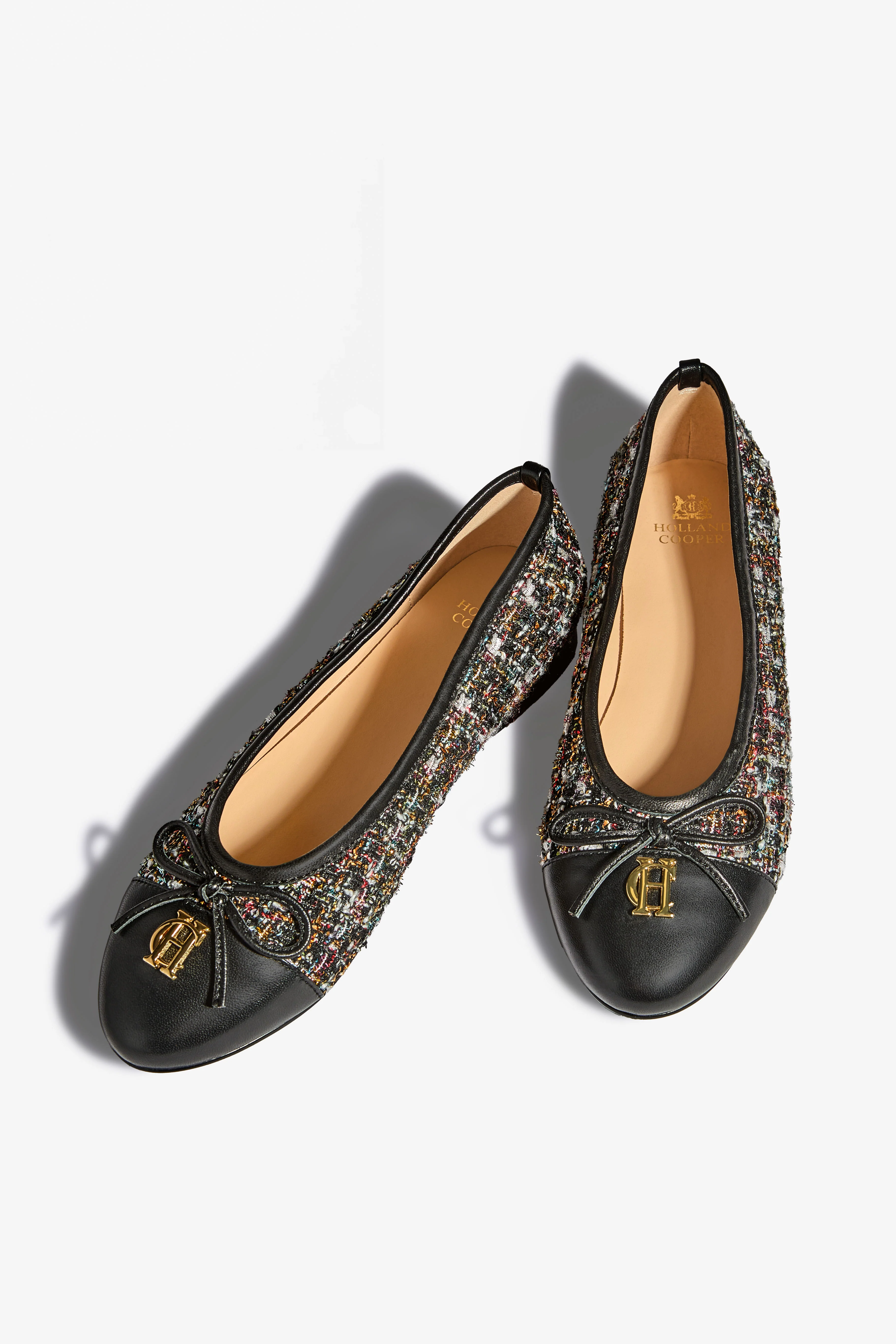 Ballet Shoe (Black Sparkle Boucle)