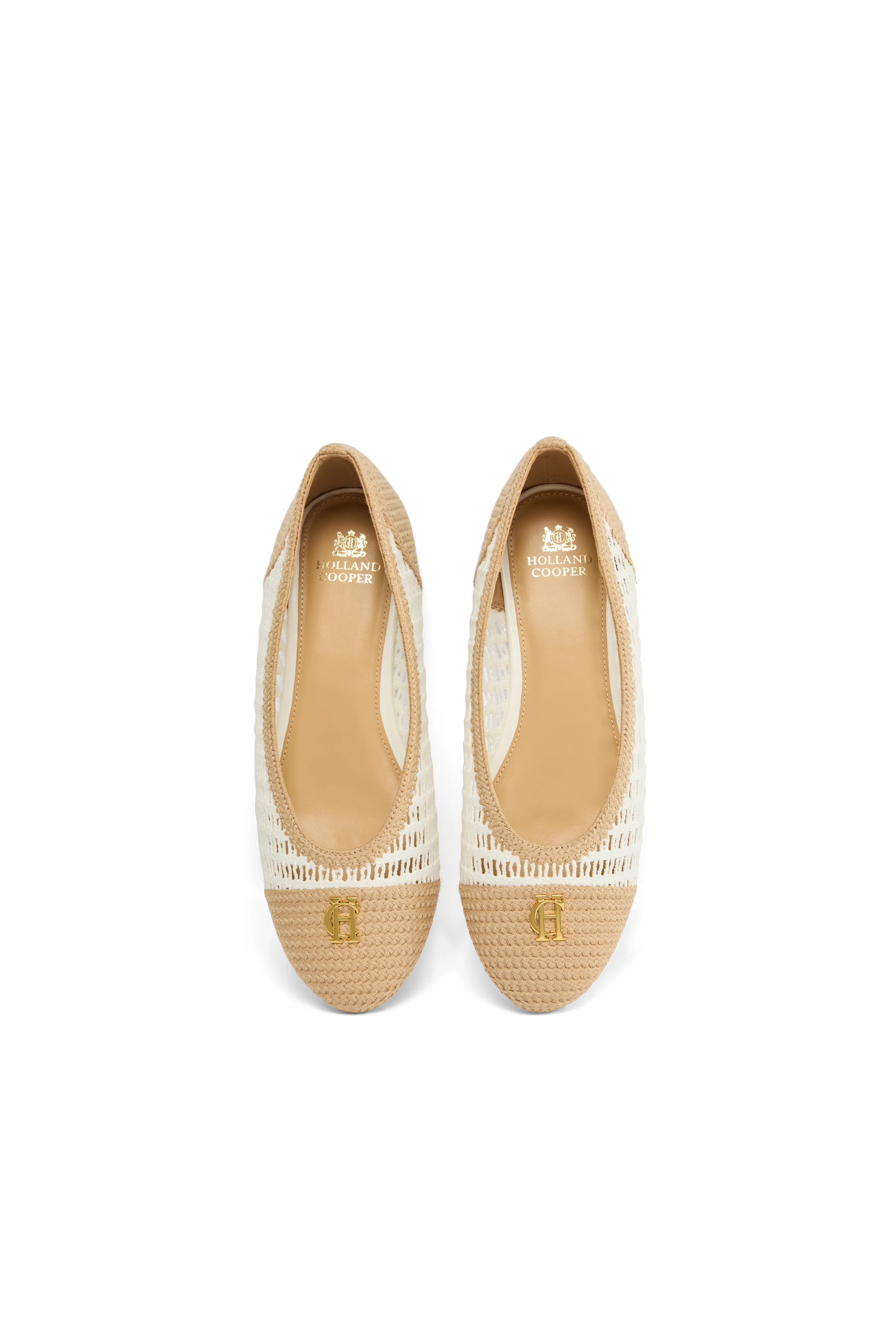 Ballet Shoe (Cream Tan Rattan) - Image 4