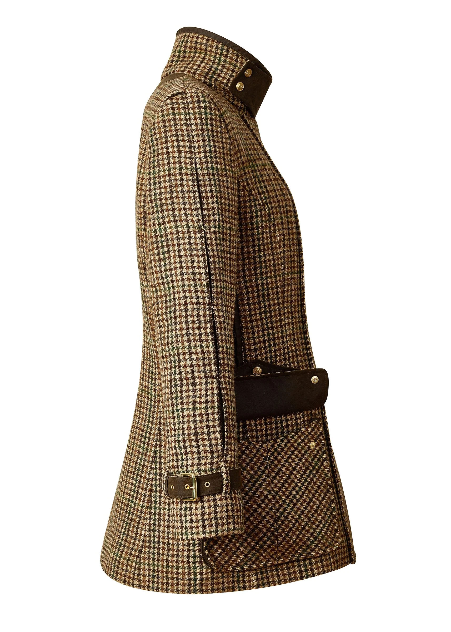 Balmoral Field Coat (Hailes Green Tweed) - Image 7