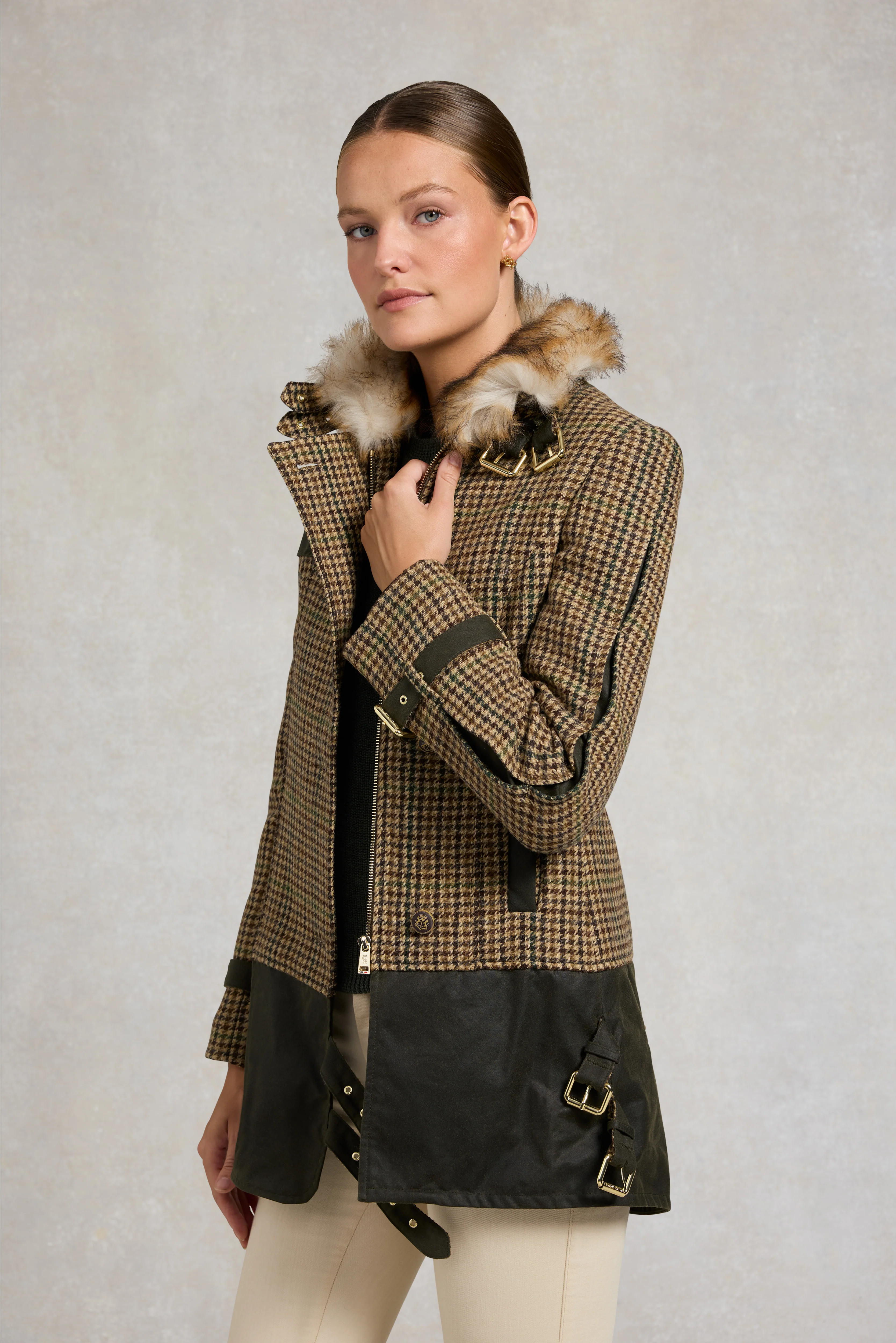 Balmoral Field Jacket (Hailes Green Tweed) - Image 4