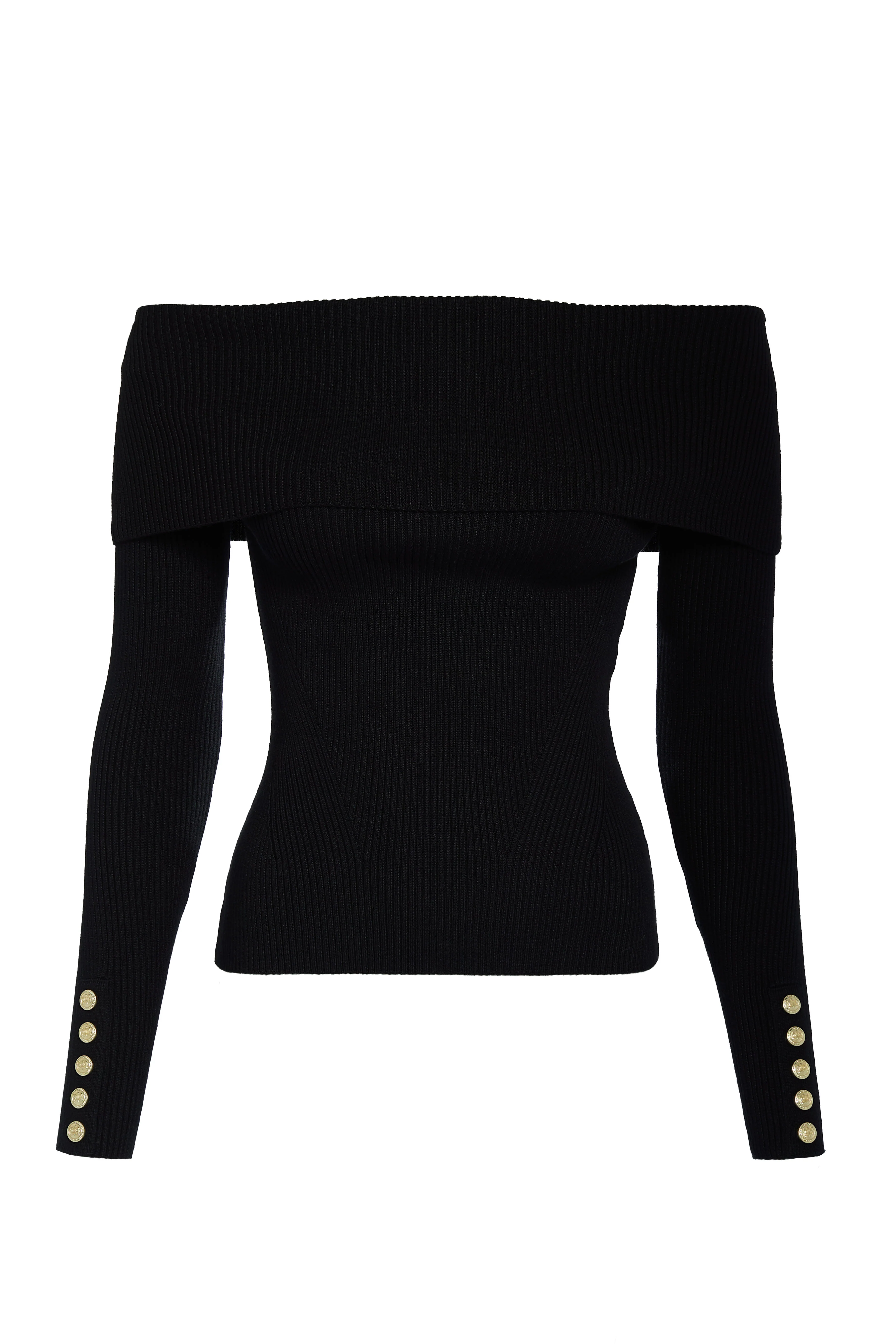 Bardot Knit (Black) - Image 5