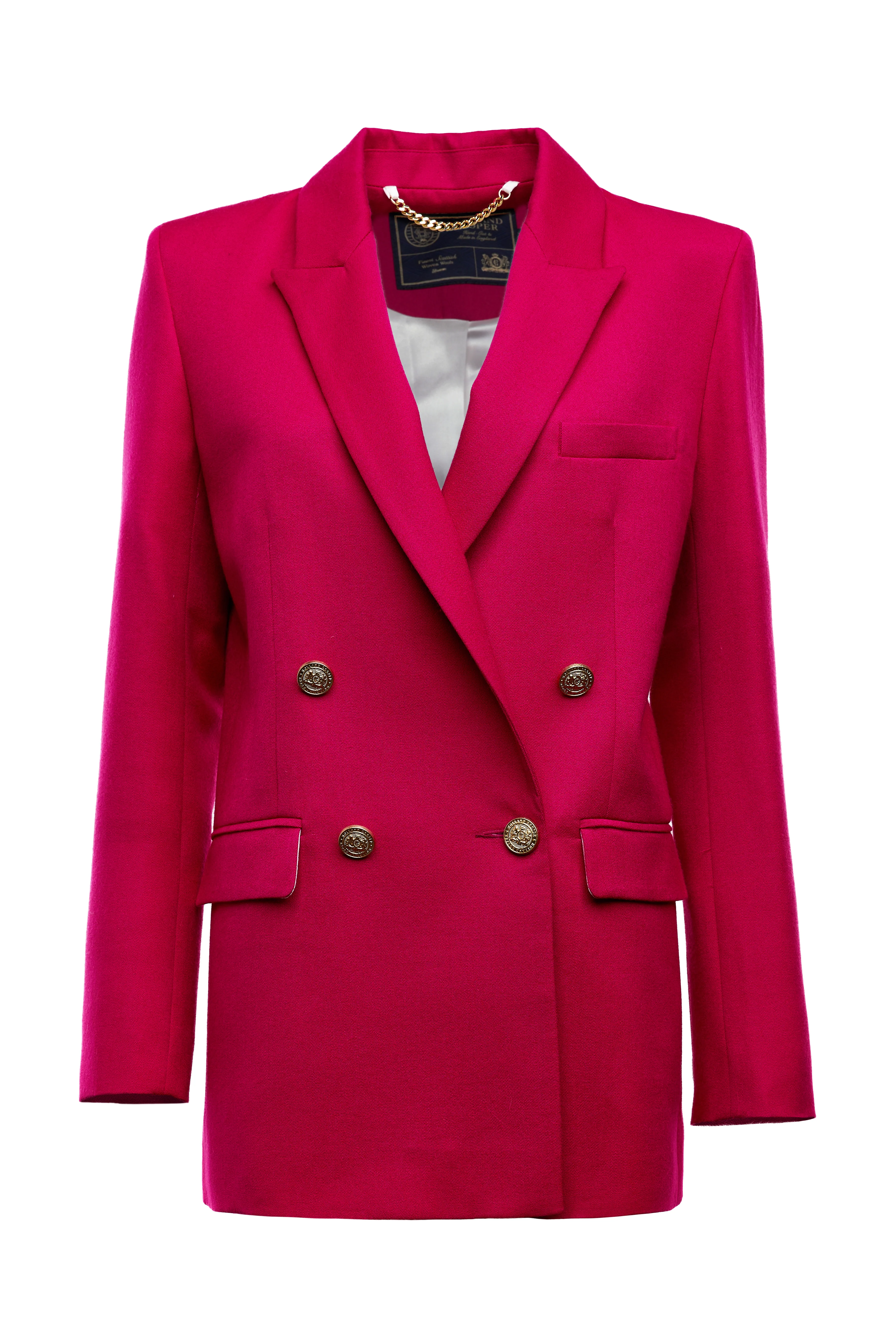 Belgravia Blazer (Hot Pink Barathea) - Image 4