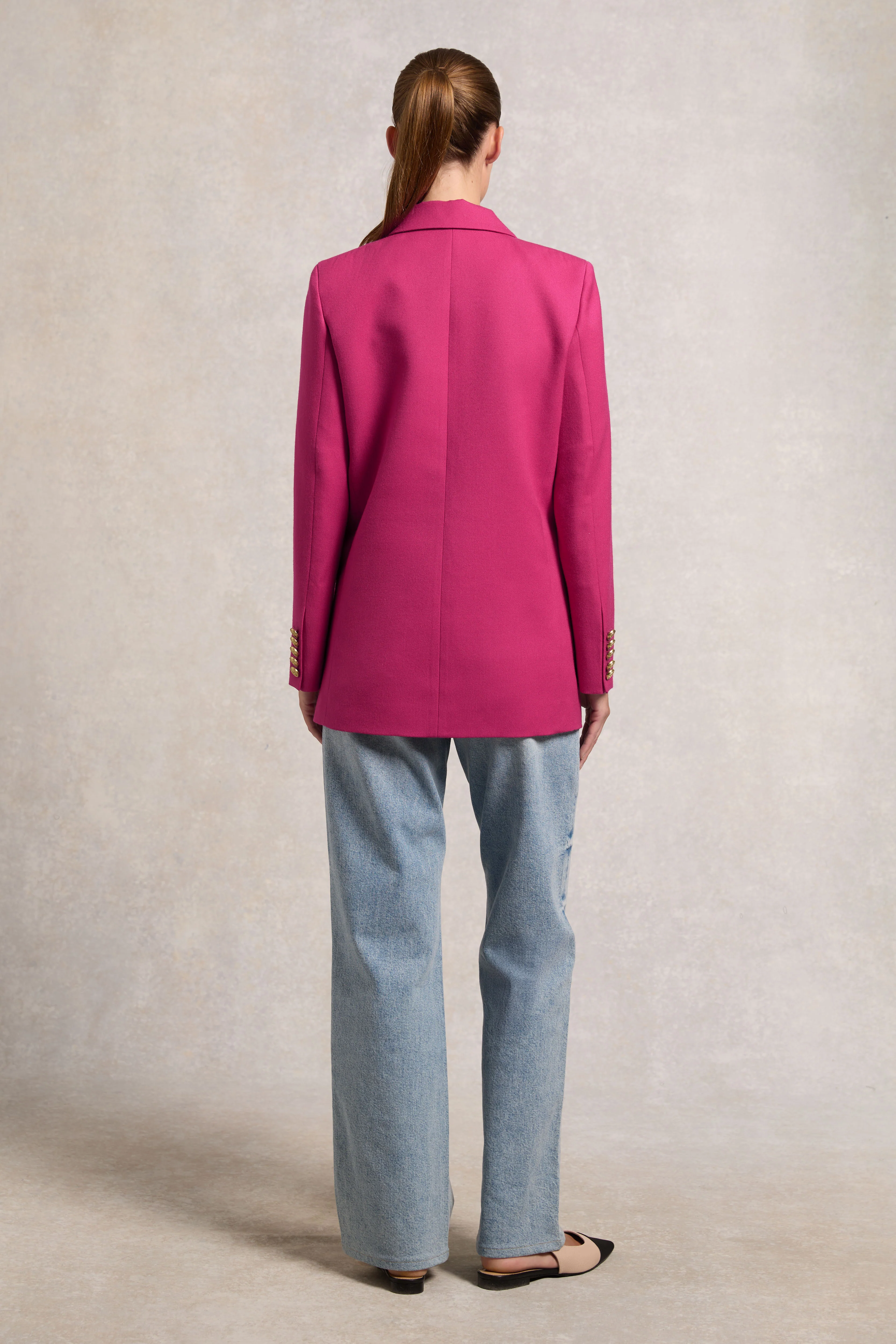 Belgravia Blazer (Hot Pink Barathea) - Image 5