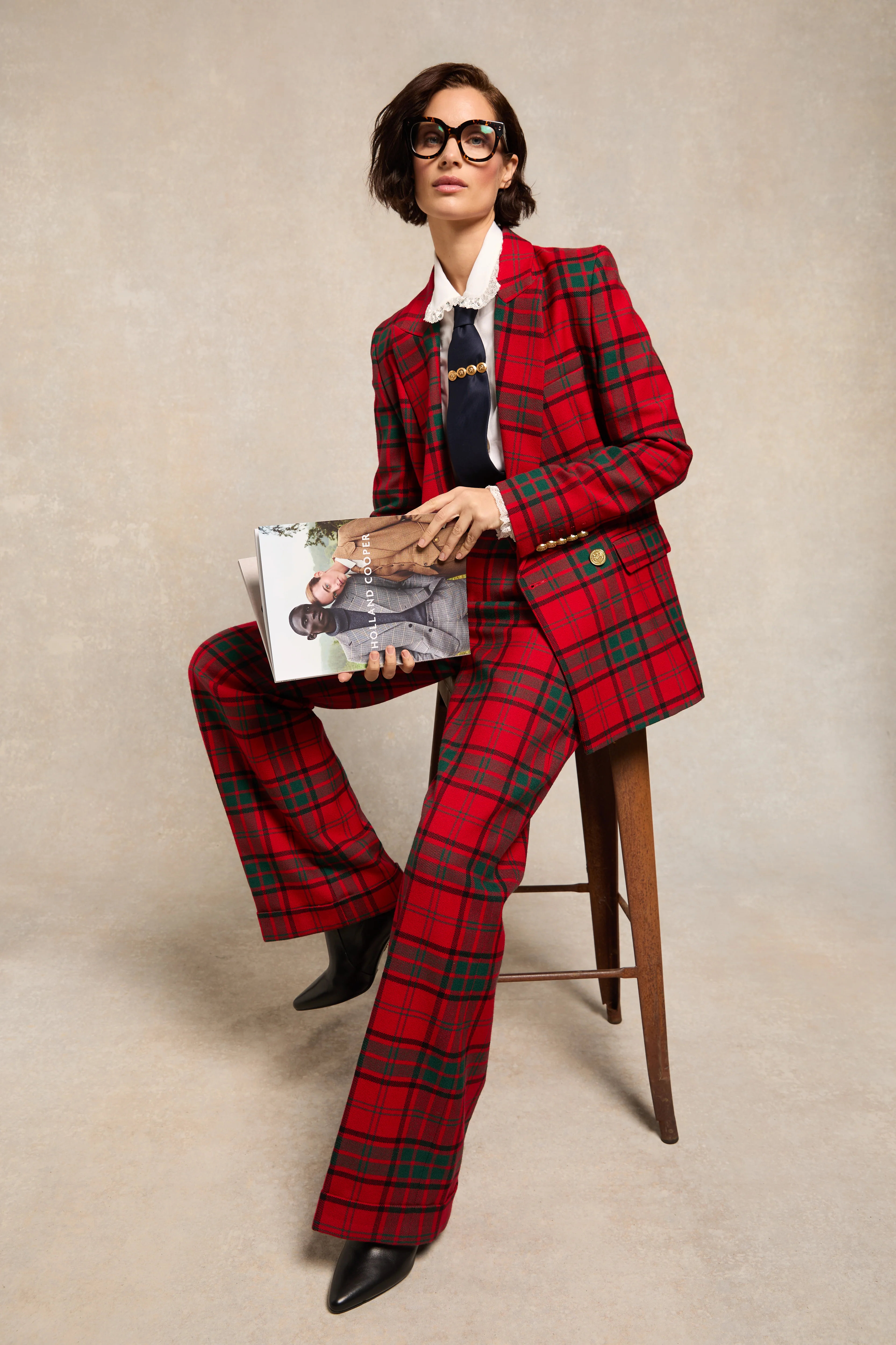 Belgravia Blazer (Red Tartan) - Image 3
