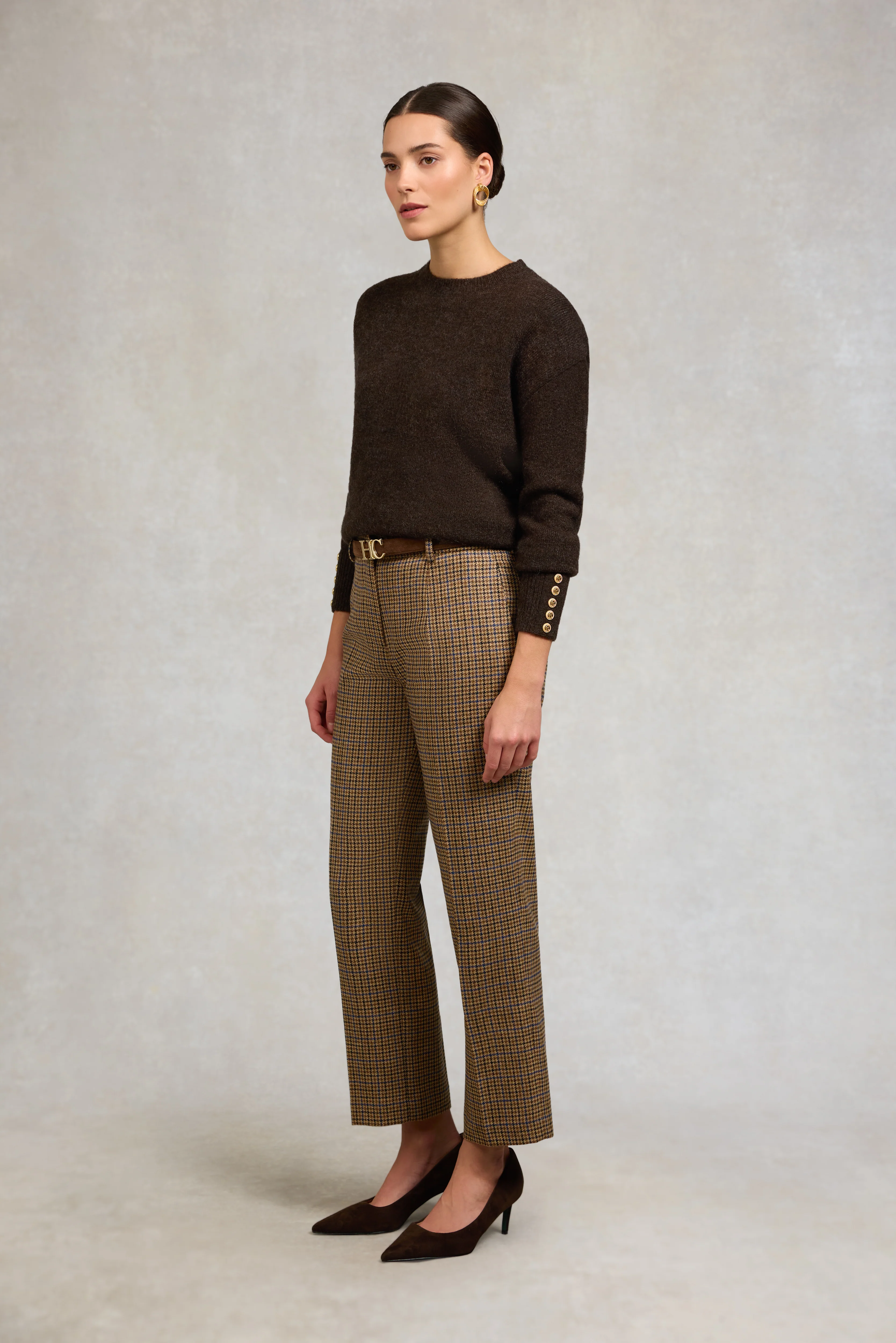 Belgravia Slim Trouser (Abbot Check Tweed) - Image 2