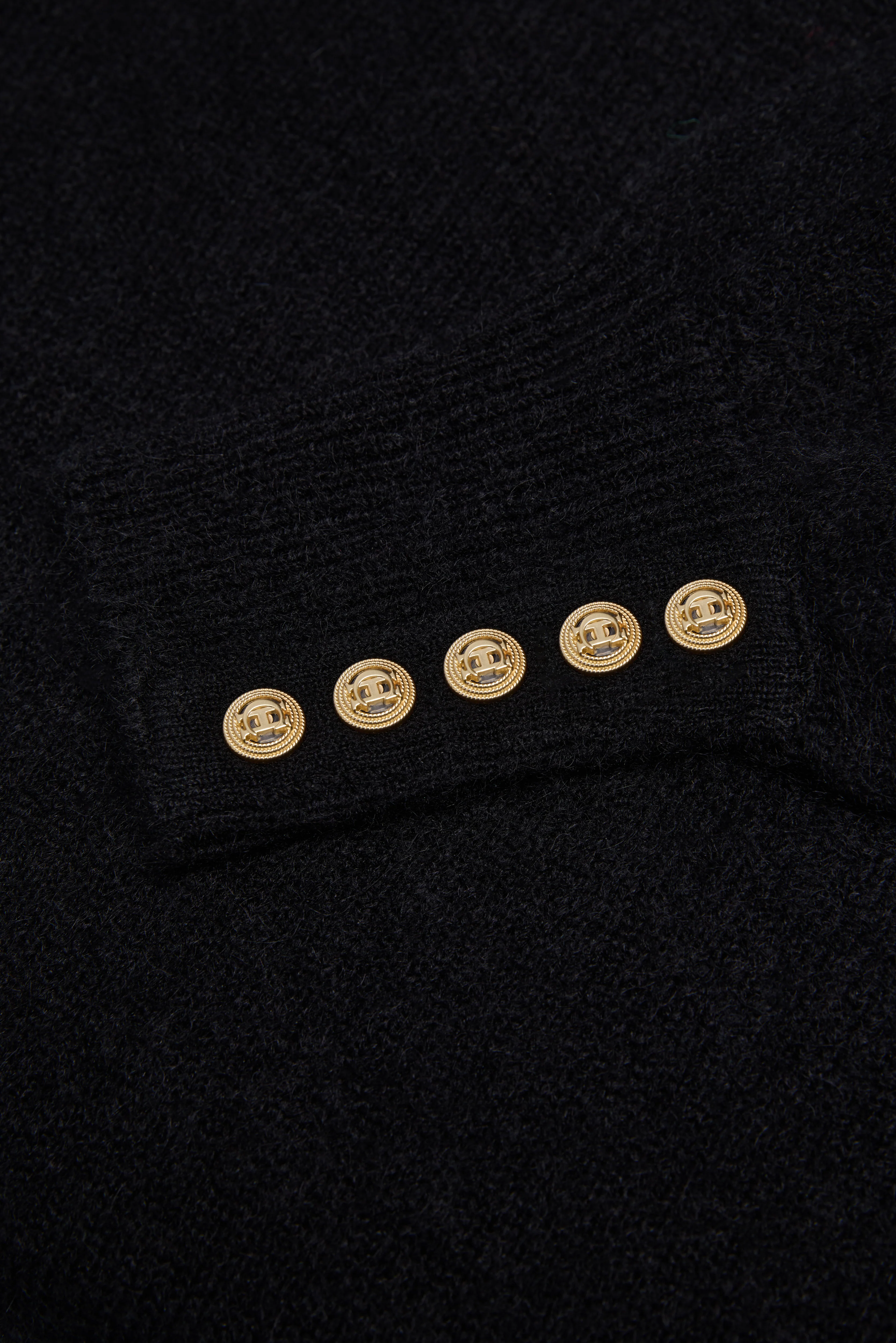 Berkeley Roll Neck Dress (Black) - Image 8