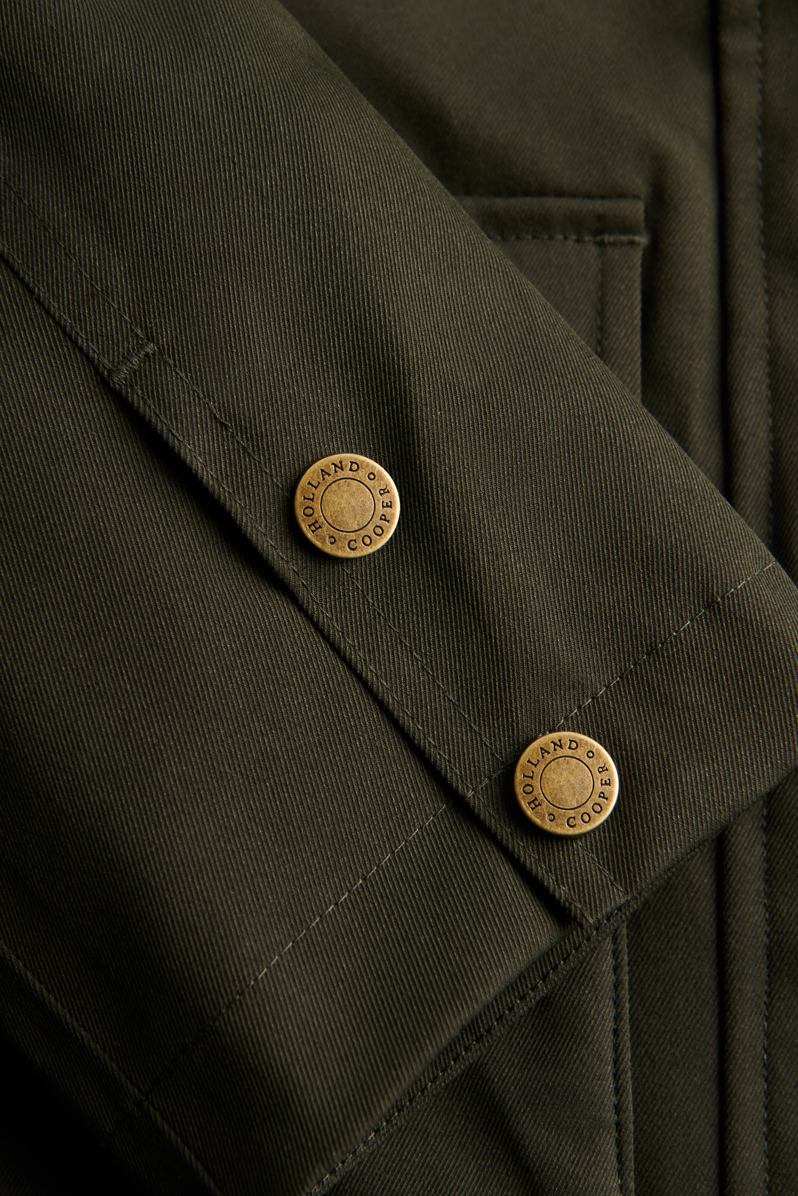 Bramwell Waterproof Country Coat (Khaki) - Image 10