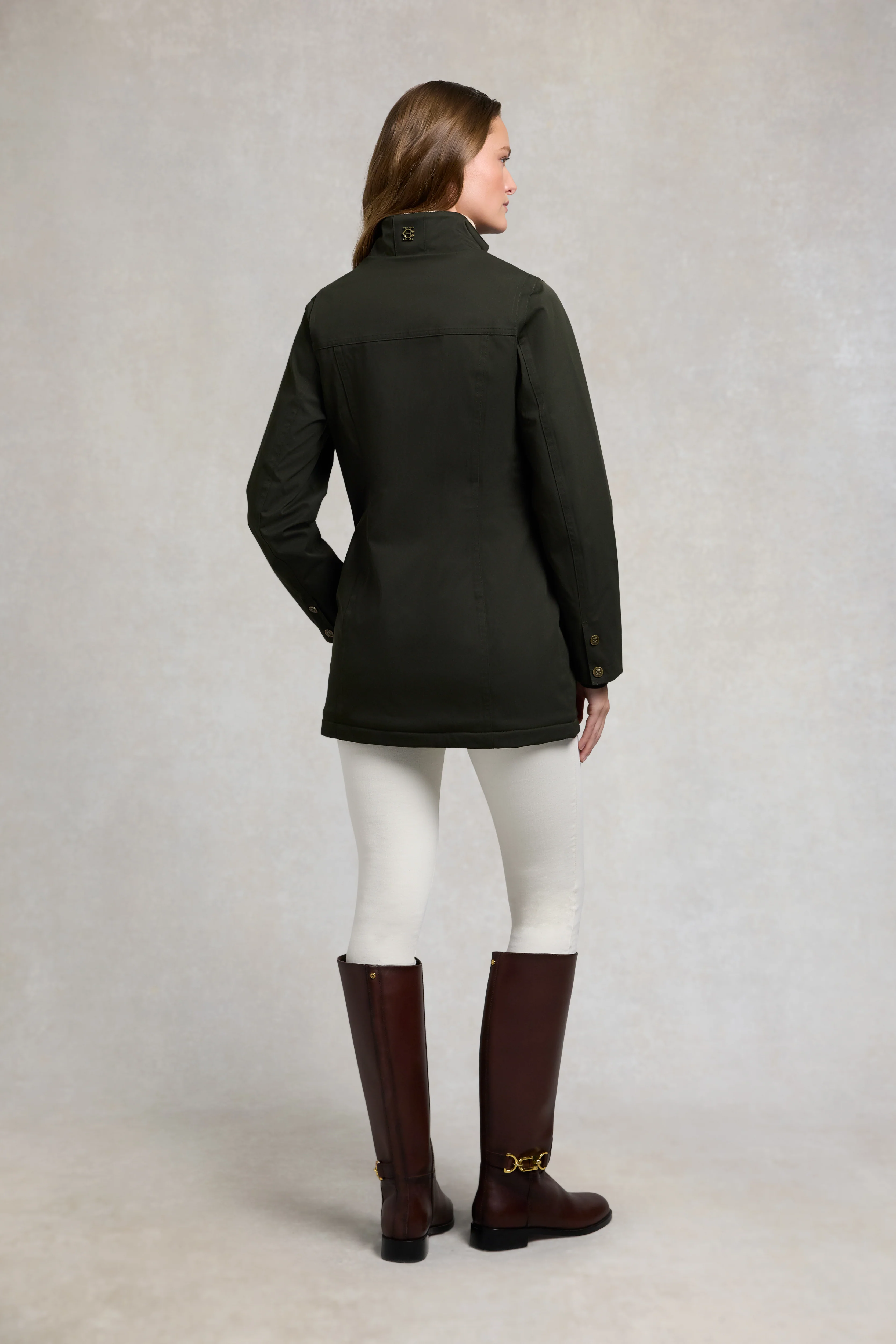 Bramwell Waterproof Country Coat (Khaki) - Image 7