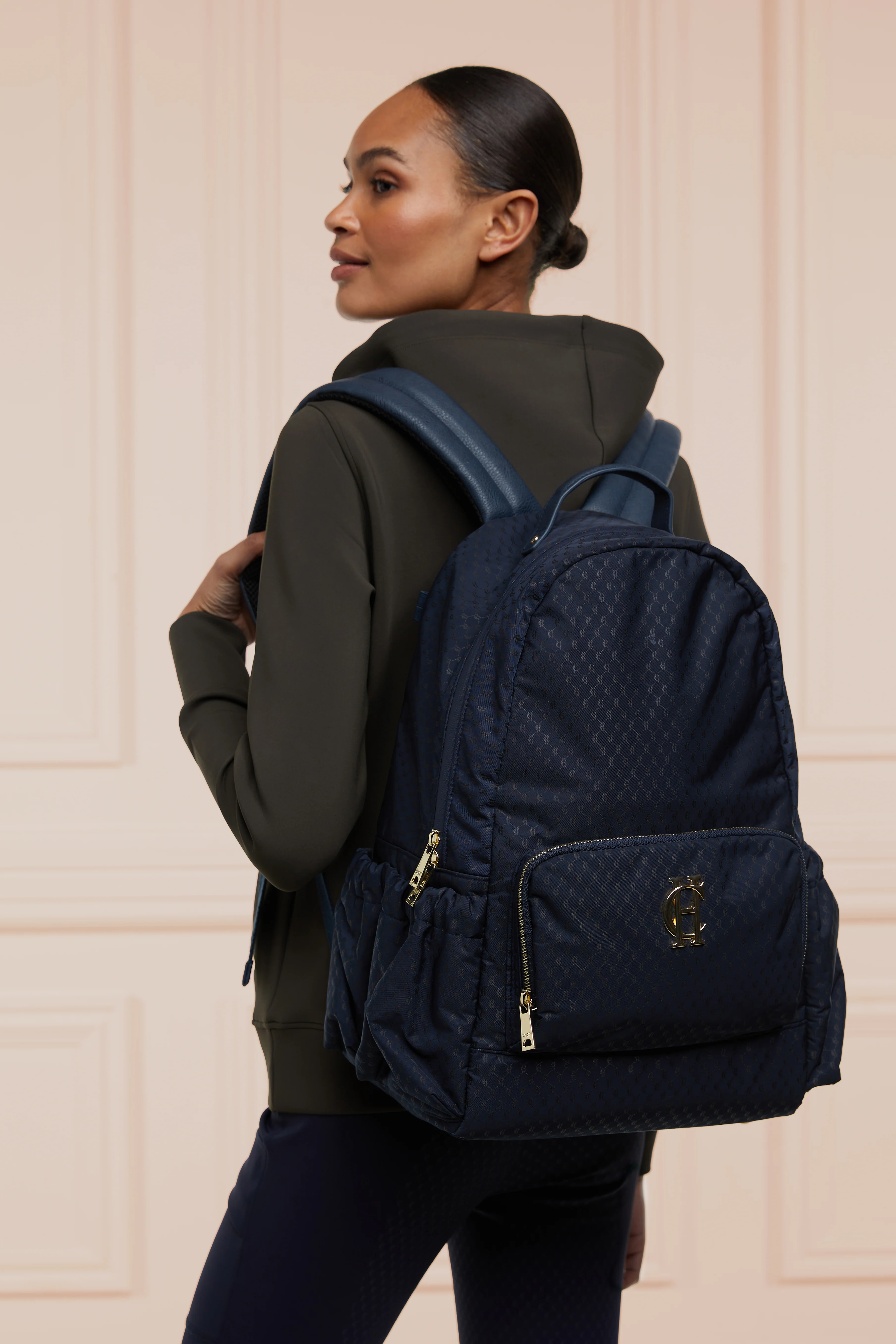 Burghley Backpack (Ink Navy Monogram) - Image 7