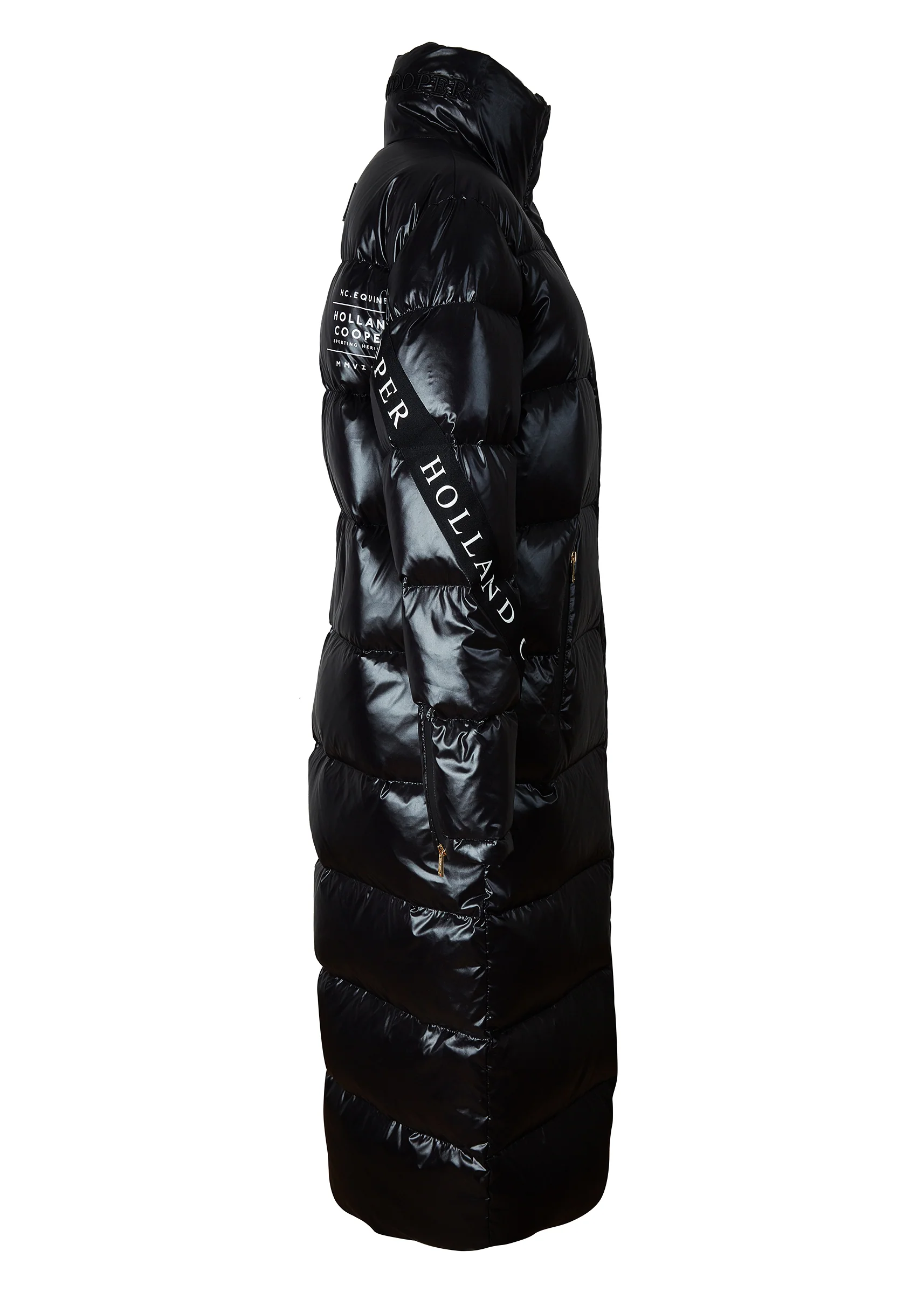 Camden Longline Coat (Black) - Image 9