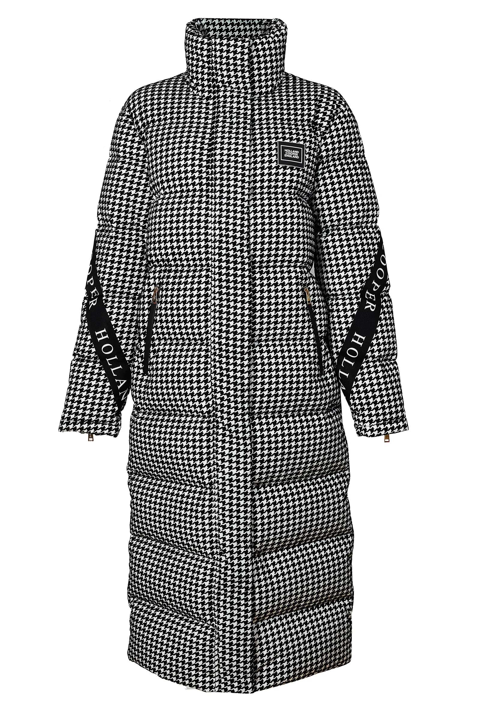 Camden Longline Coat (Houndstooth) - Image 4