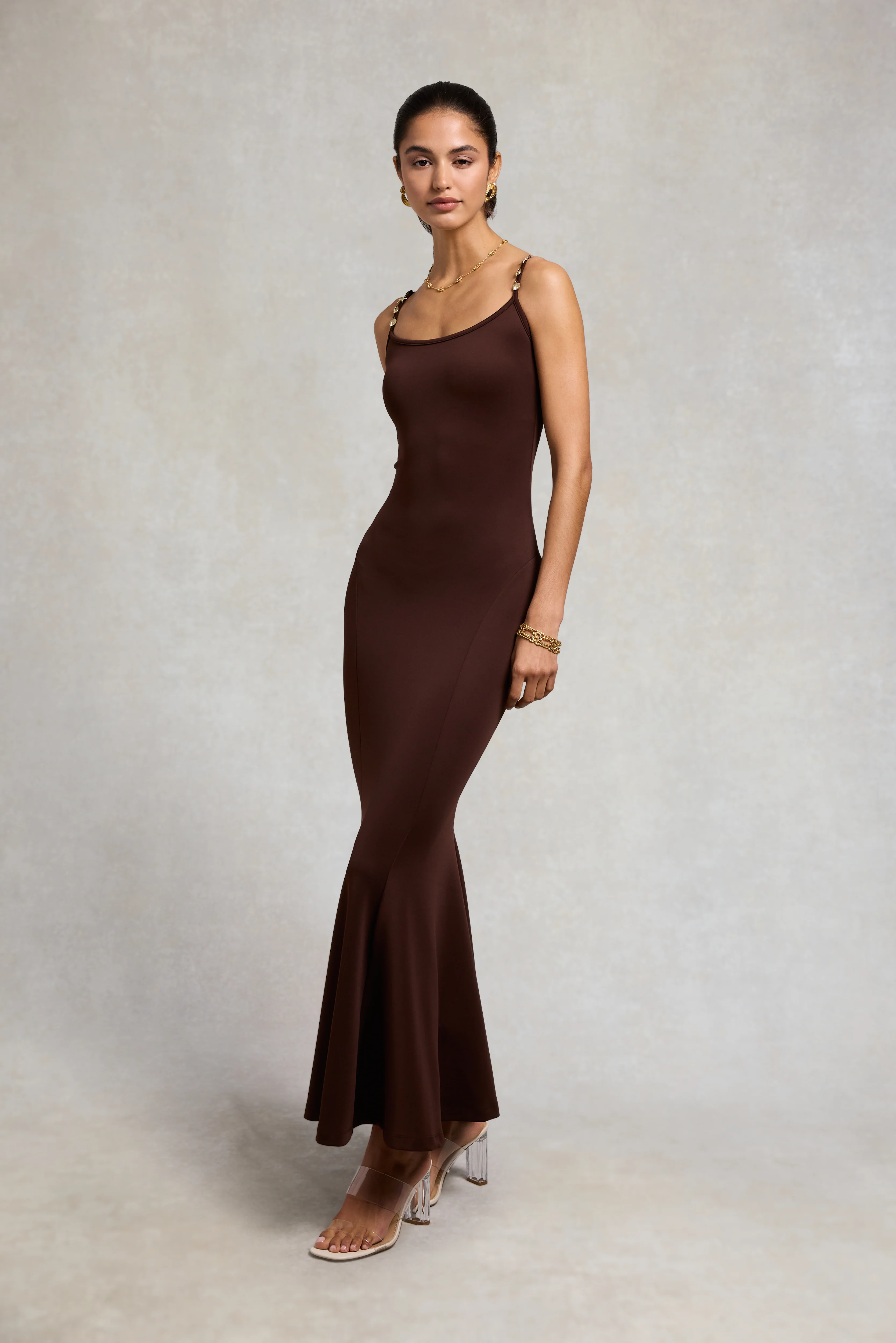 Cameron Cowrie Maxi Dress (Walnut) - Image 4