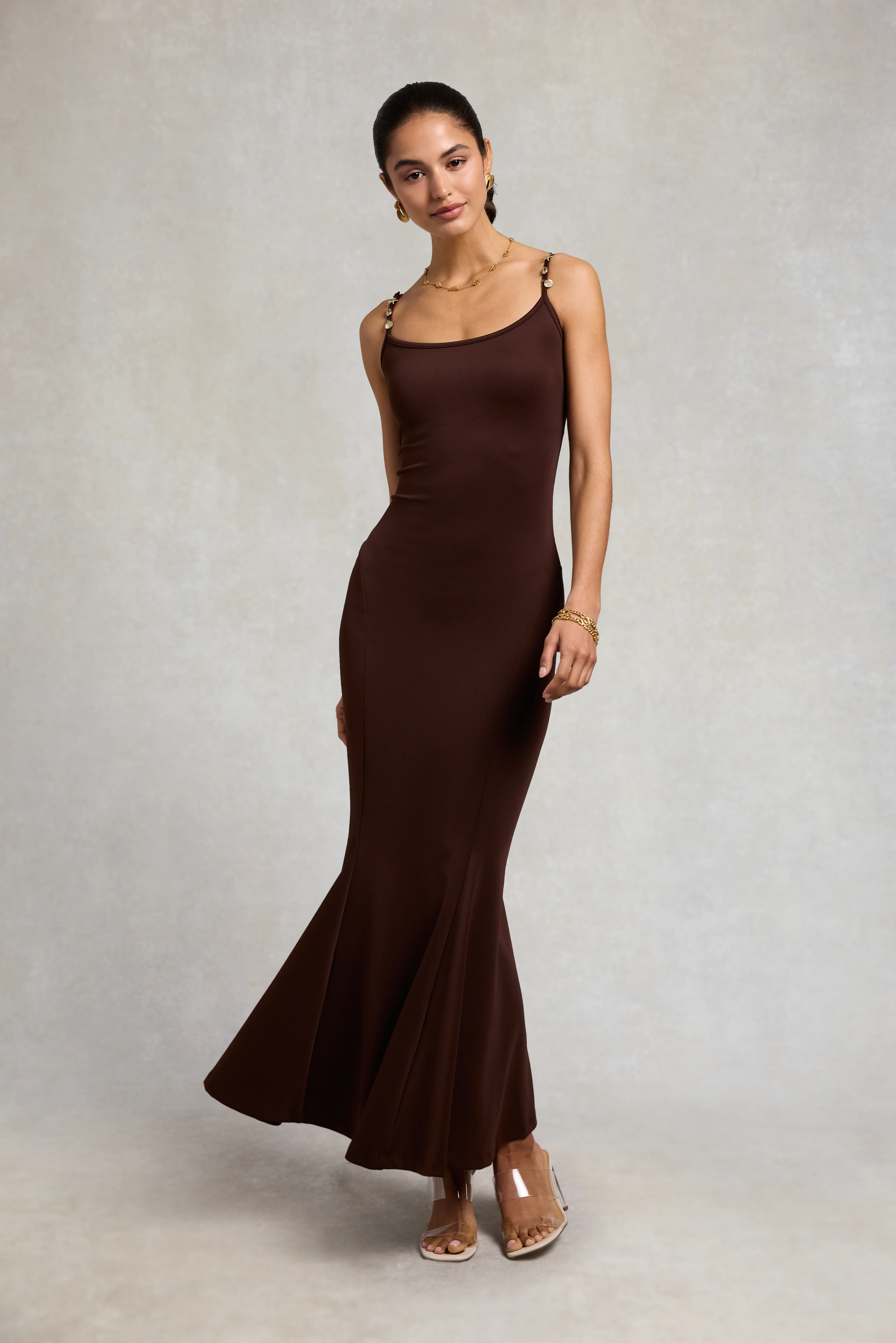 Cameron Cowrie Maxi Dress (Walnut) - Image 5