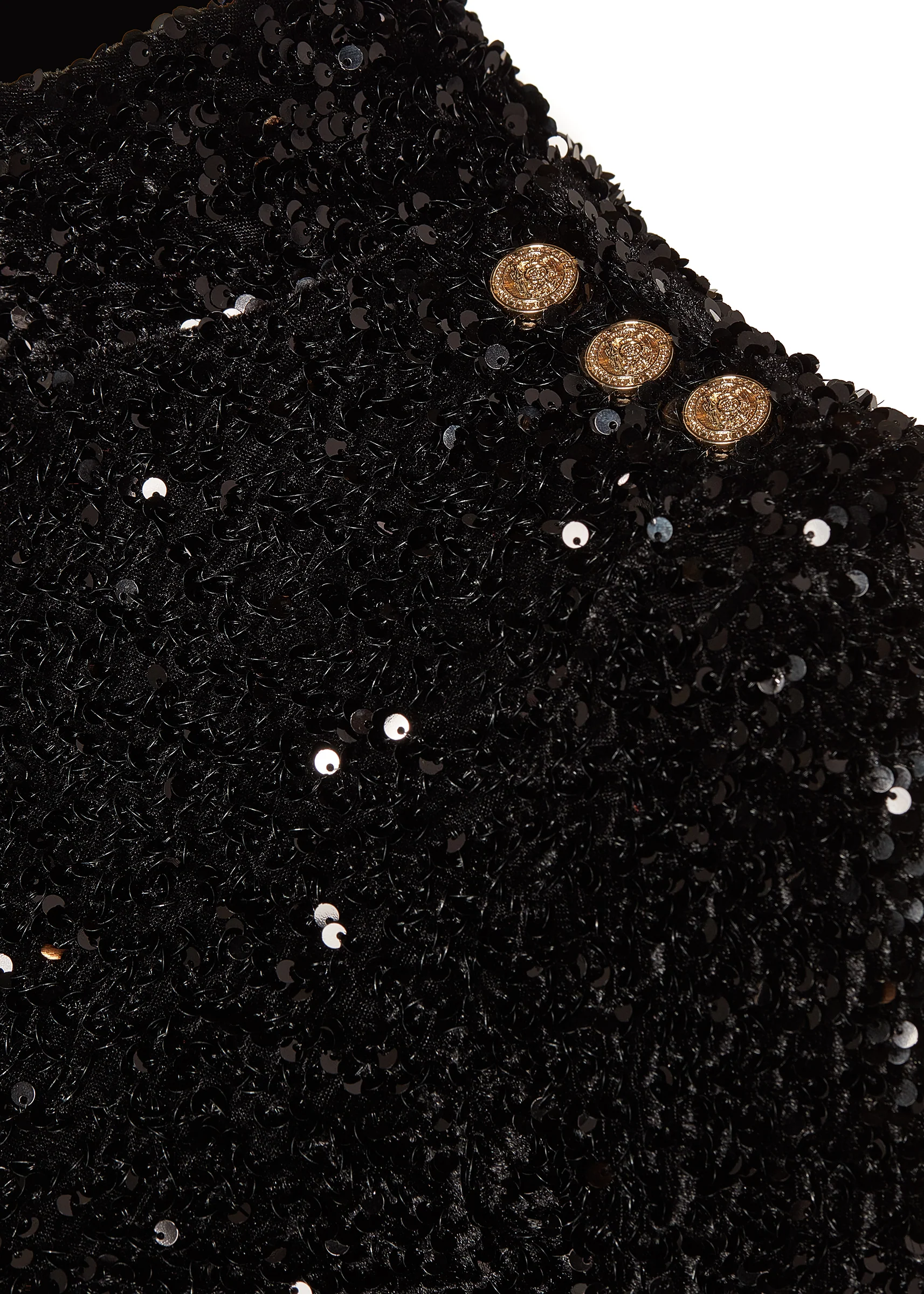 Cara Sequin Maxi Dress (Black Sequin) - Image 7