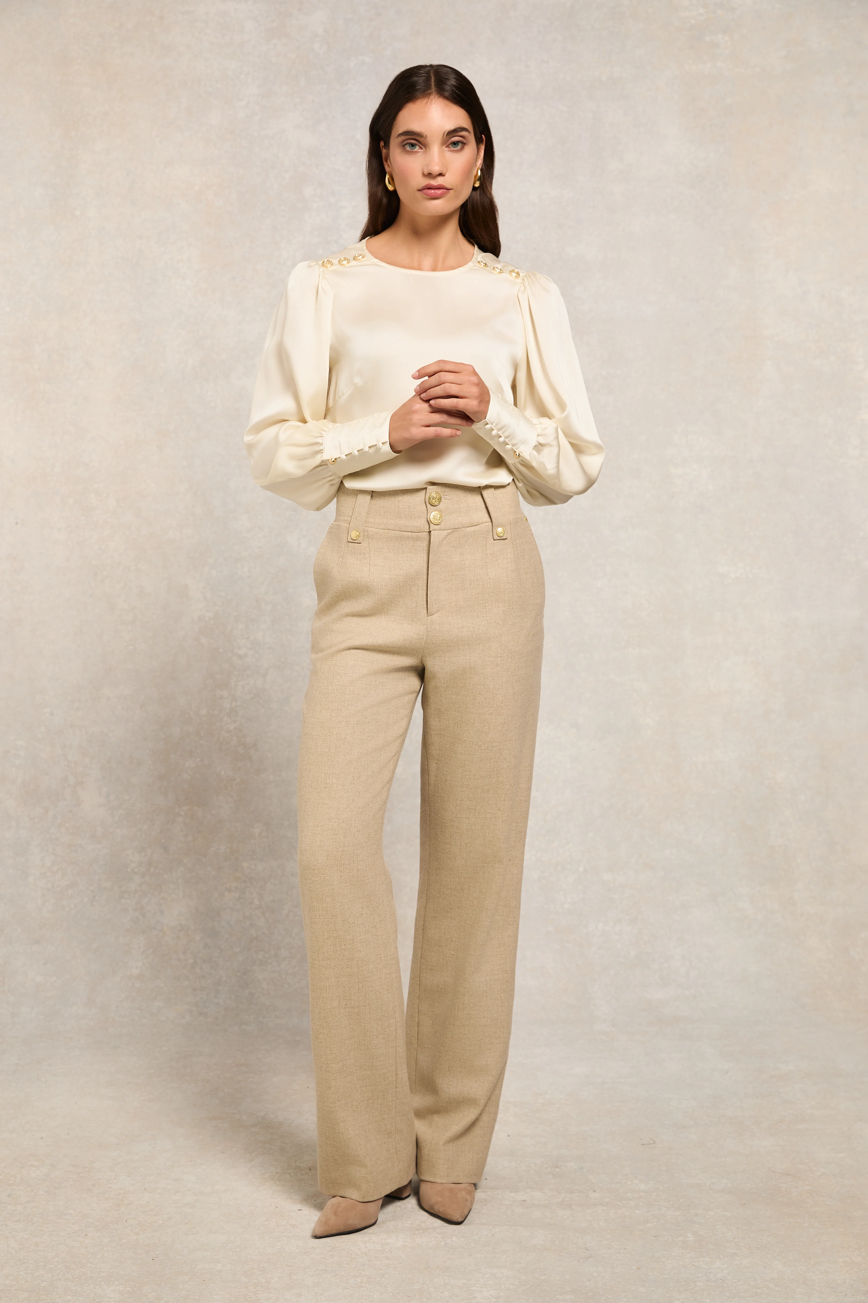 Carmen Blouse (Oyster) - Image 2