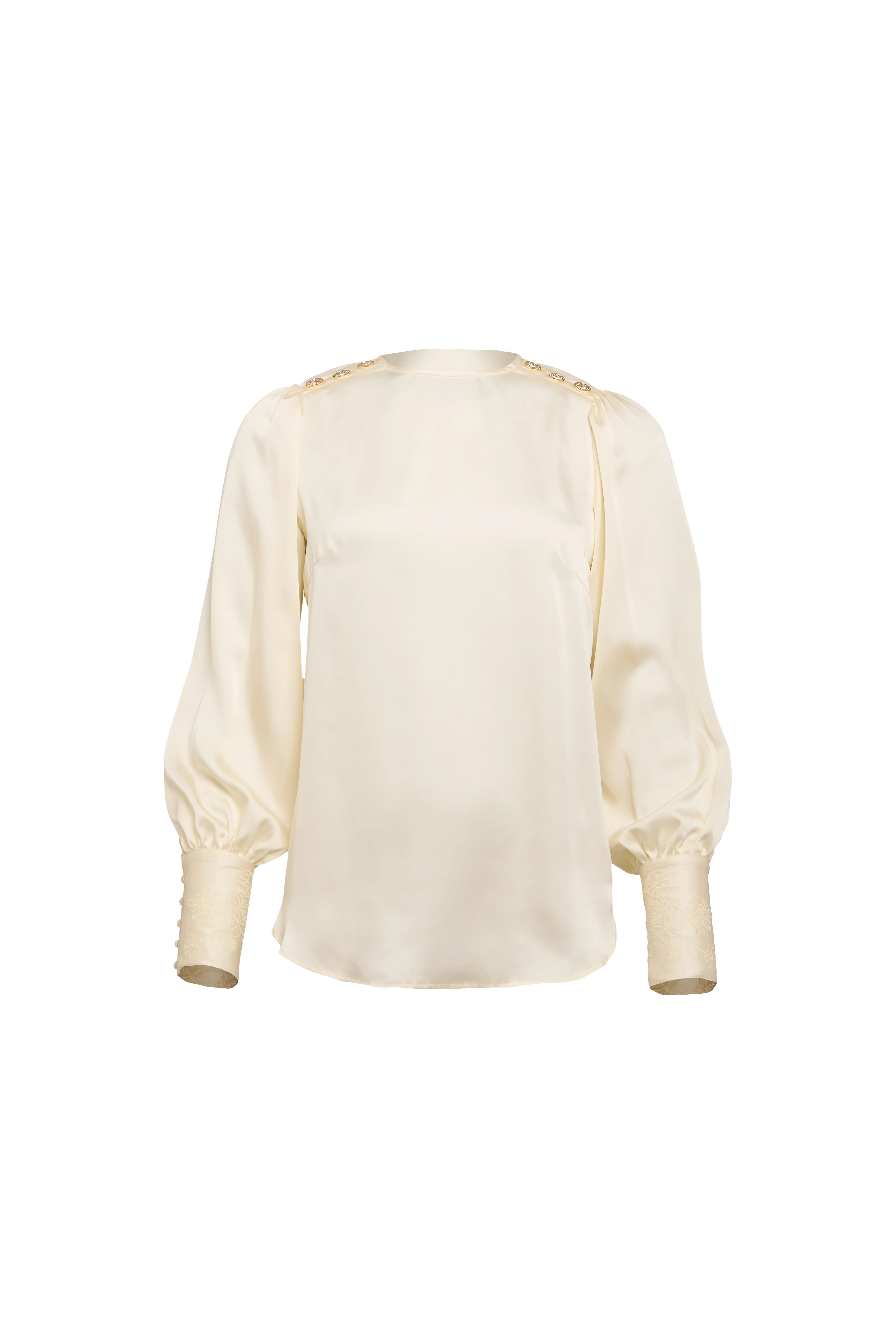Carmen Blouse (Oyster) - Image 4