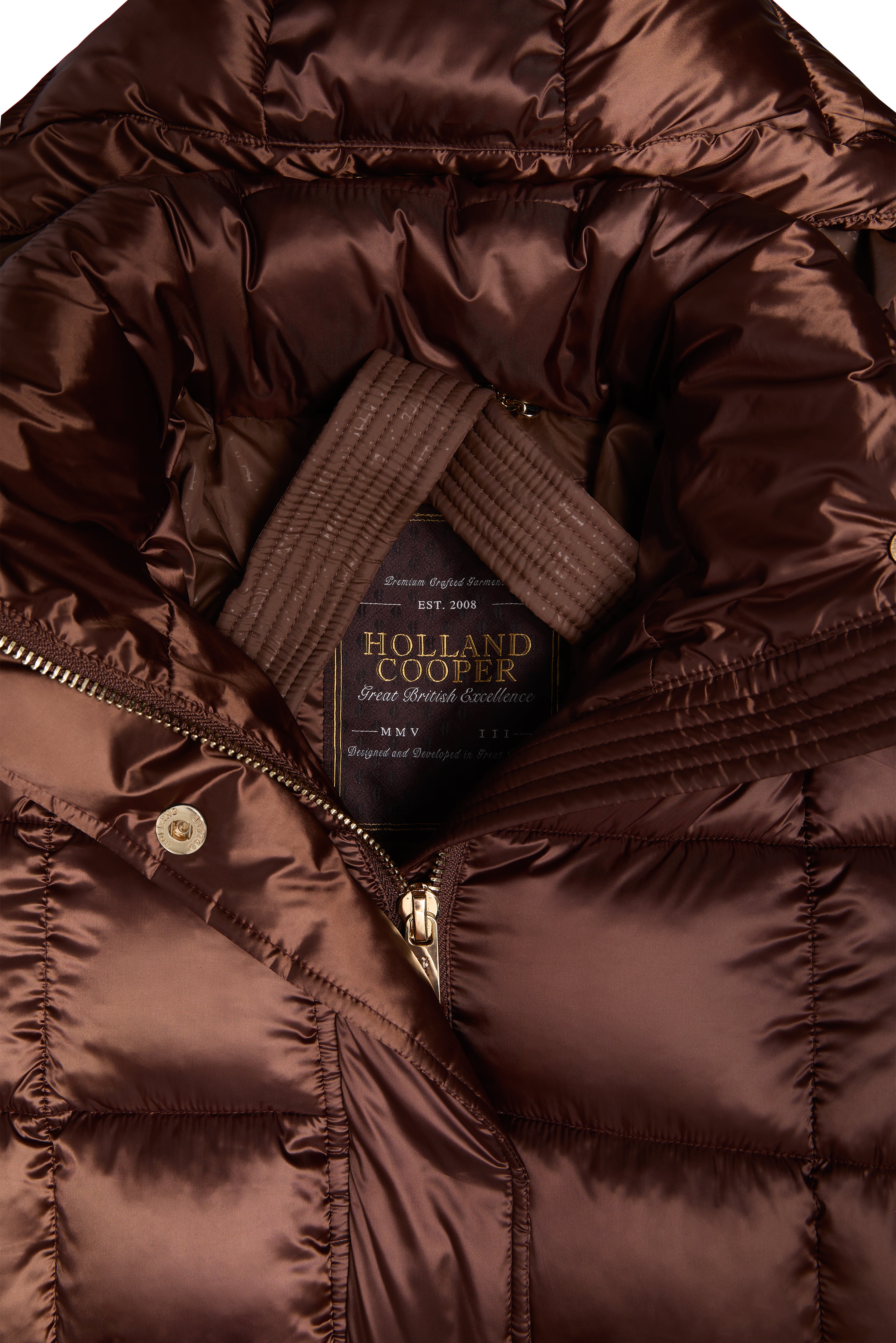 Carrington Longline Coat (Walnut) - Image 7