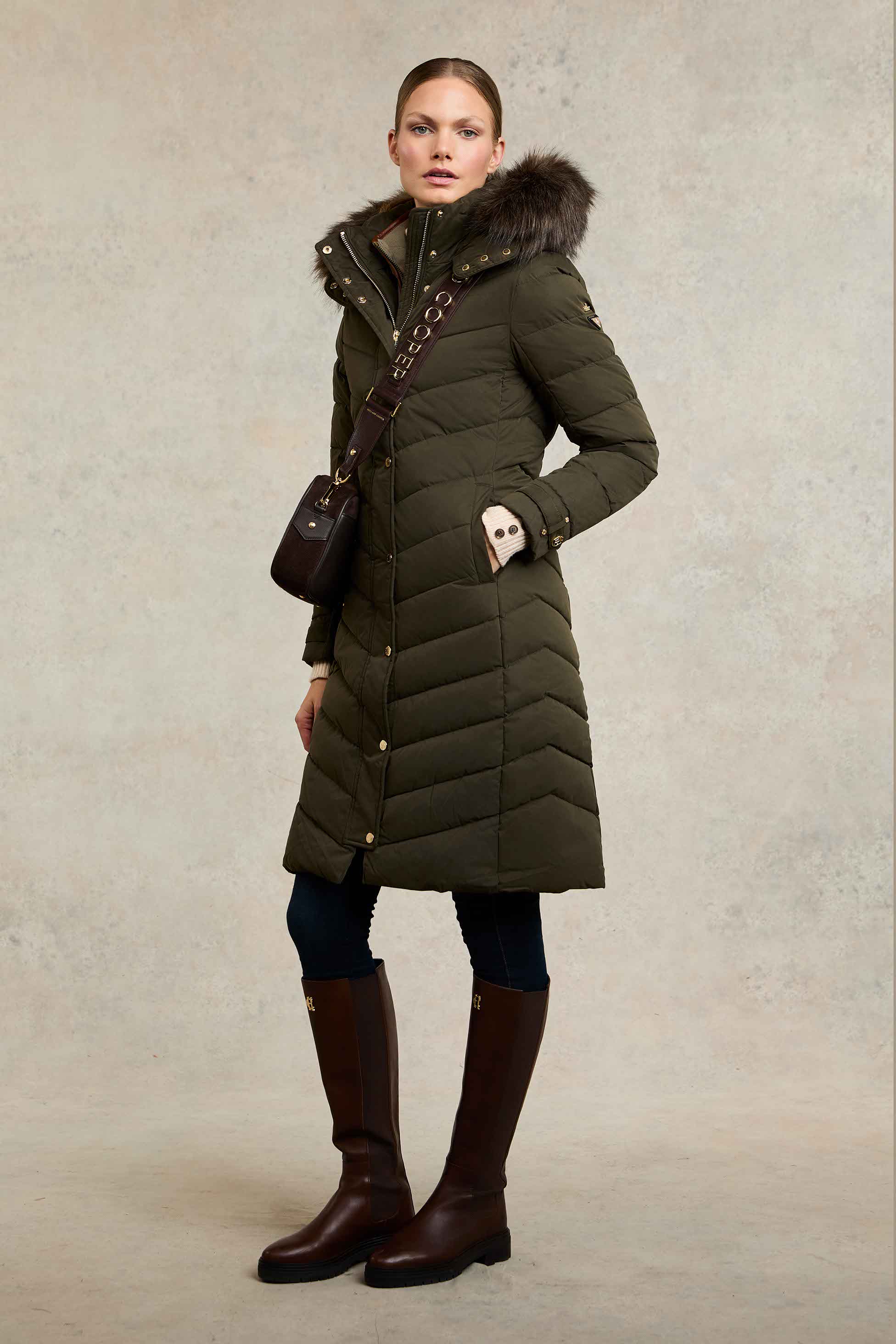 Chamonix Coat (Khaki) - Image 3