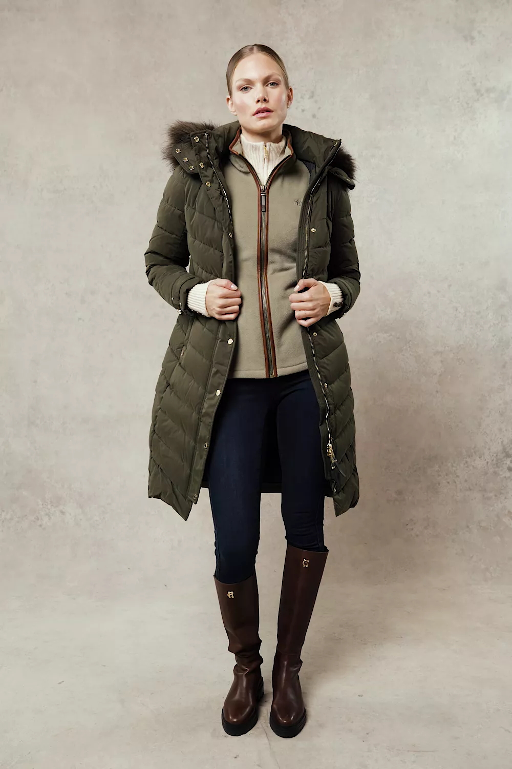 Chamonix Coat (Khaki) - Image 5