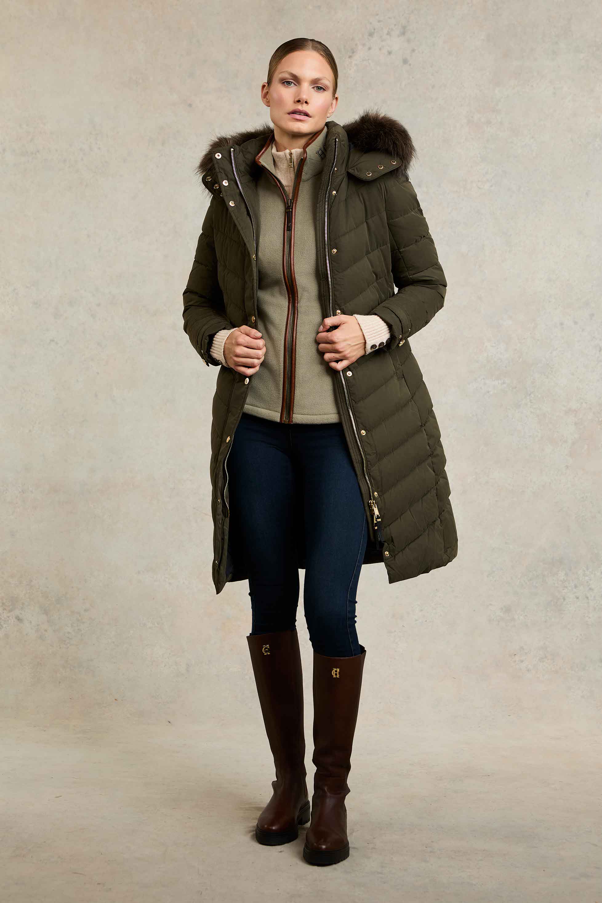 Chamonix Coat (Khaki) - Image 7