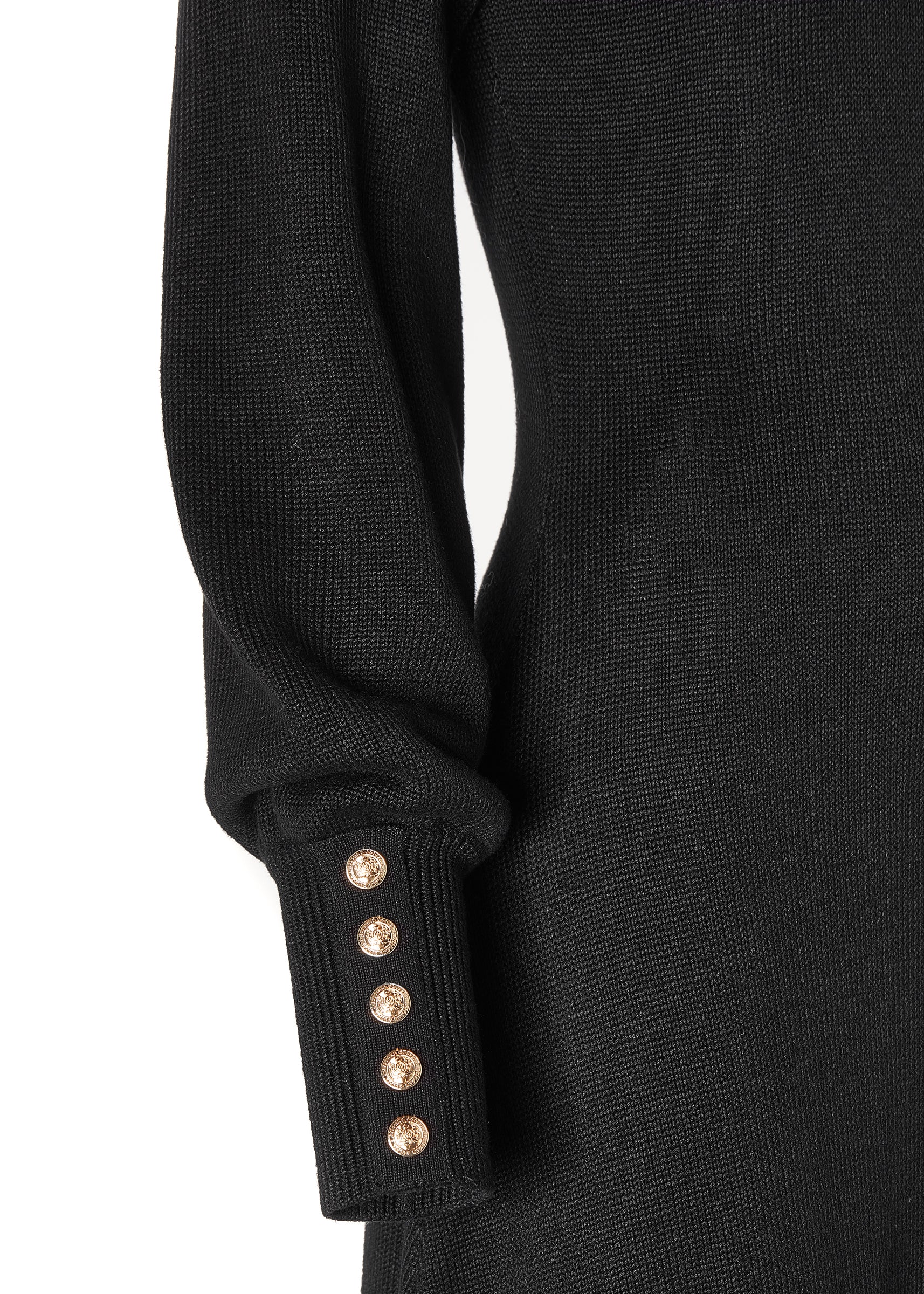 Chamonix Fit & Flare Dress (Black) - Image 9