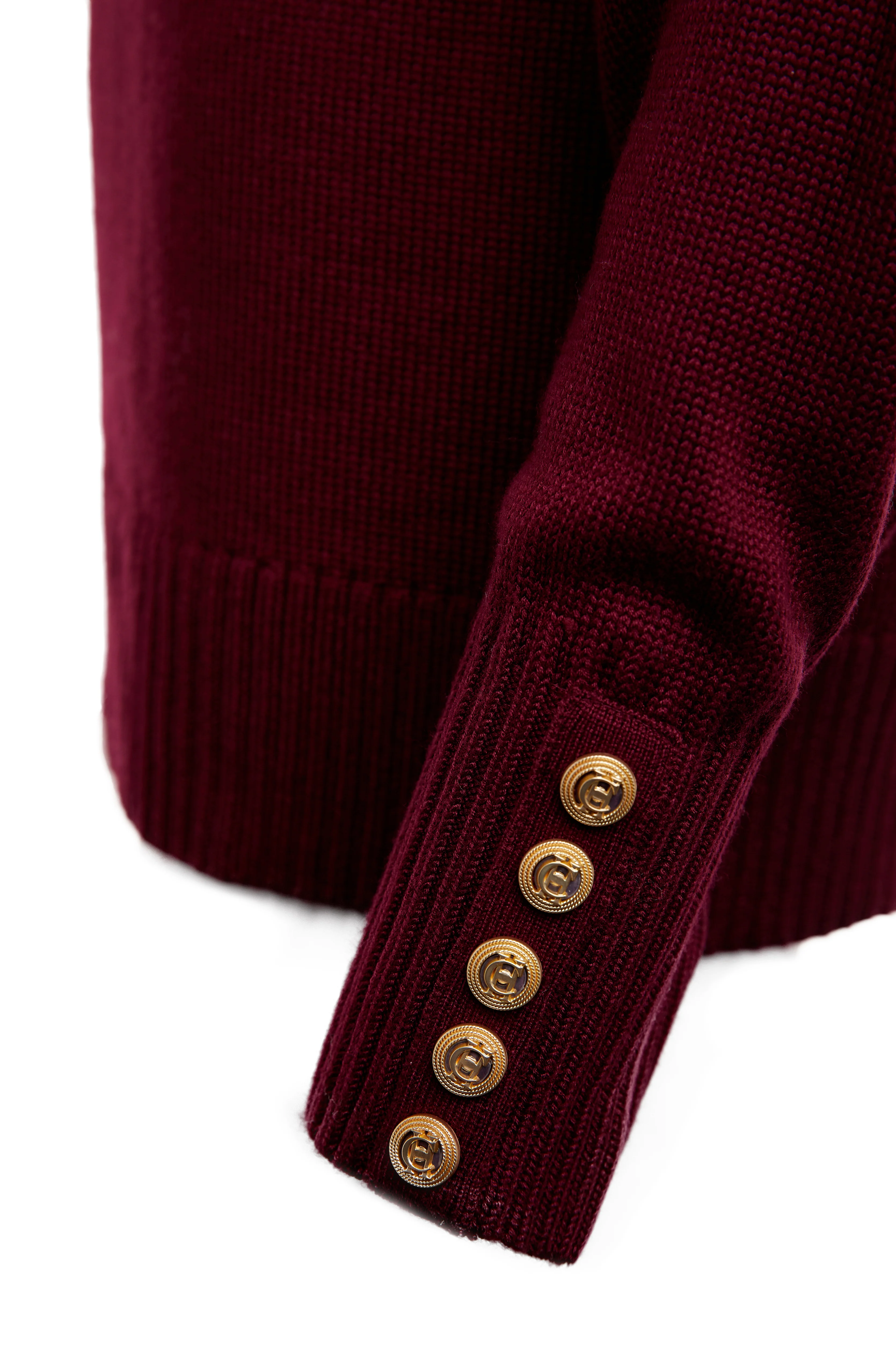 Chamonix Roll Neck Knit (Wine) - Image 9