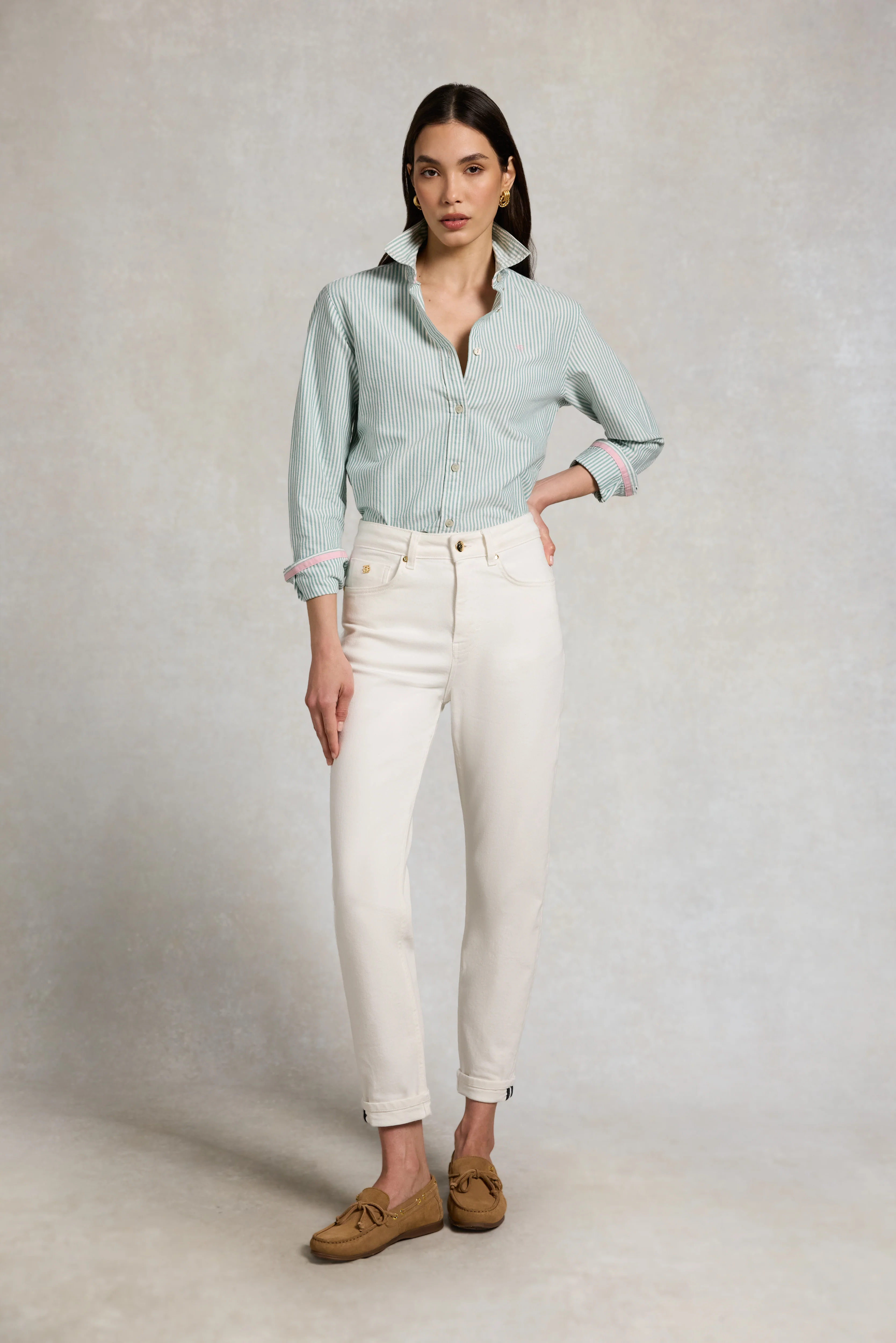 Chantilly Slim Jean (White) - Image 2