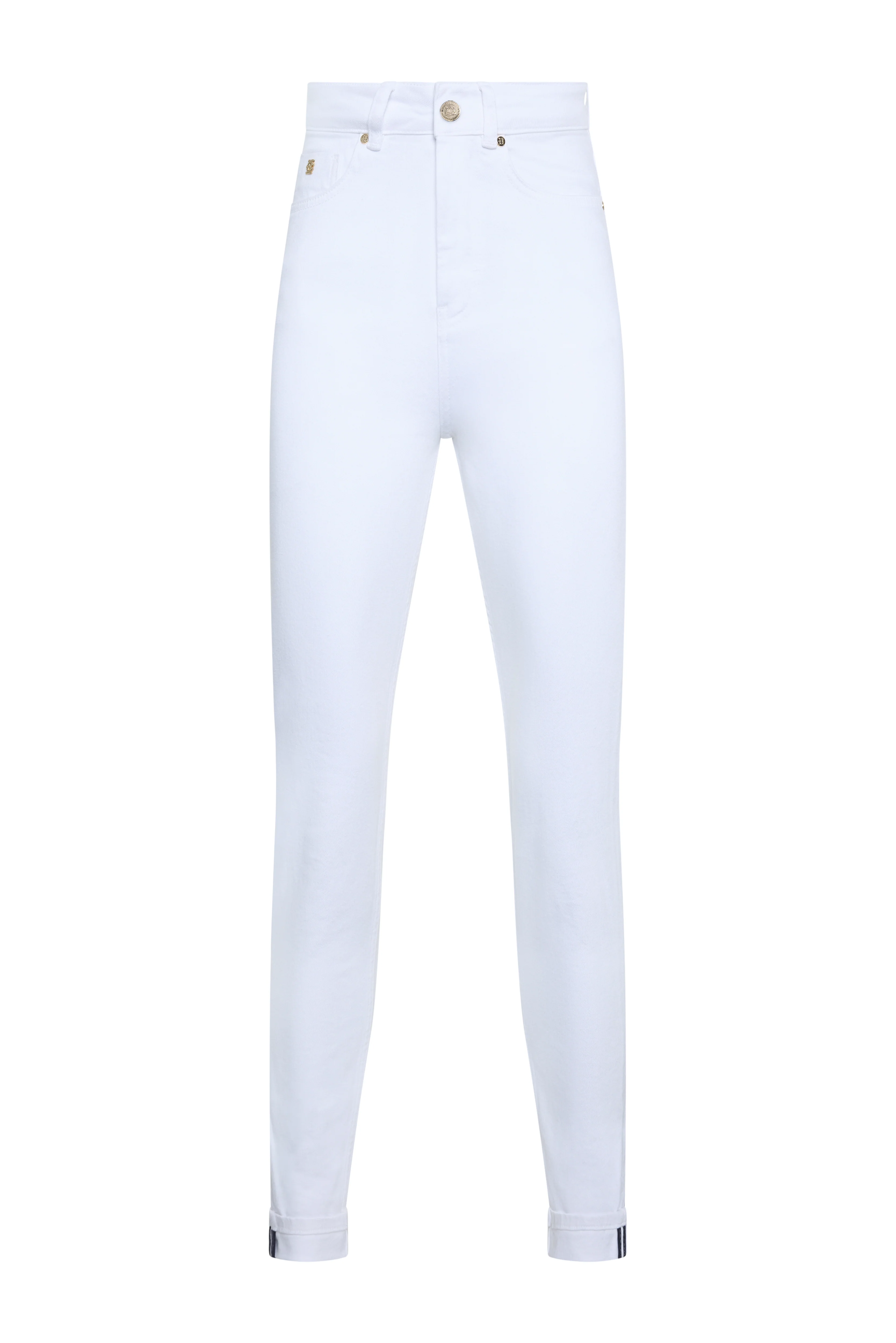Chantilly Slim Jean (White) - Image 6