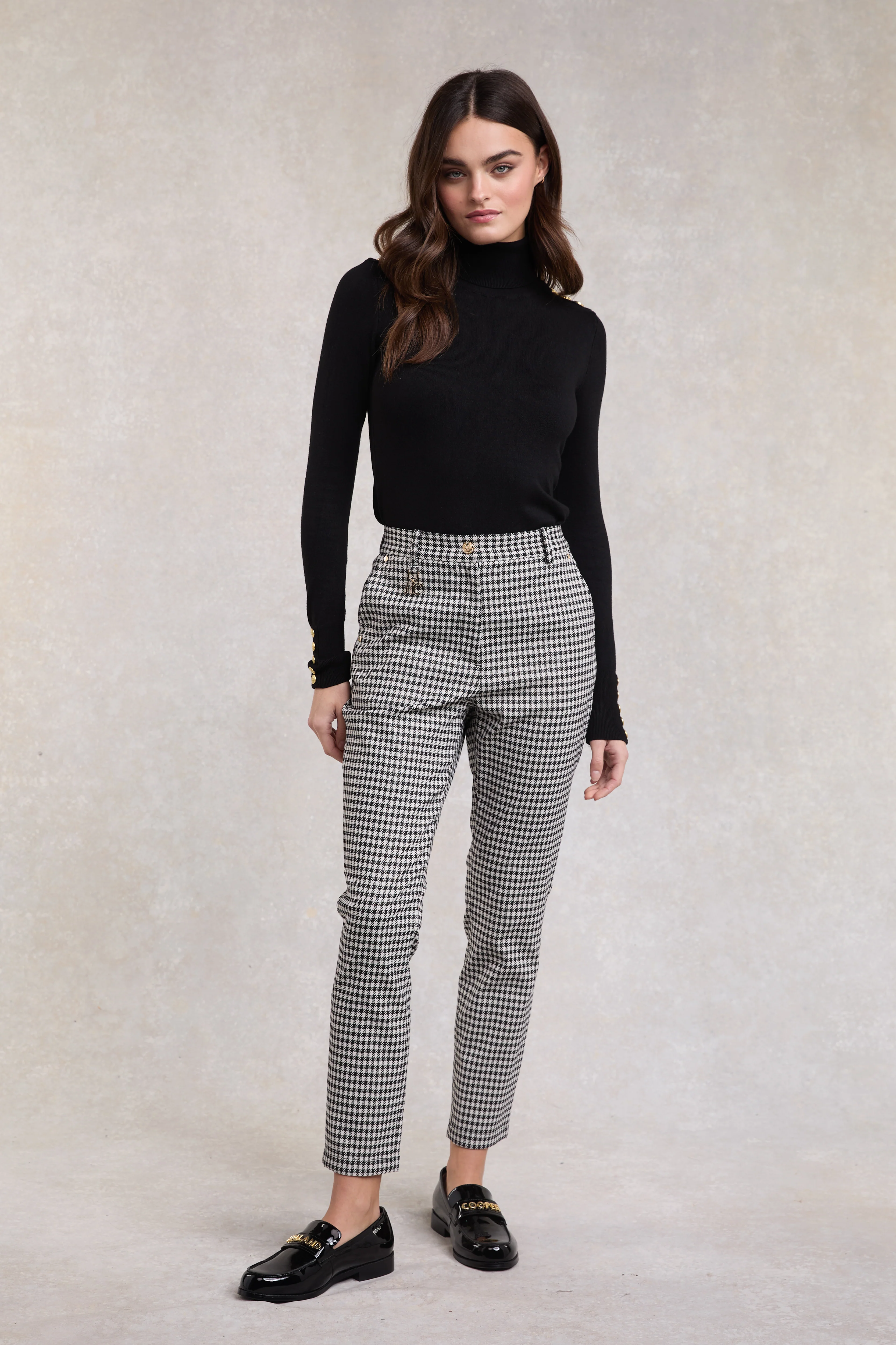 Charlton Trousers (Houndstooth Gold) - Image 3