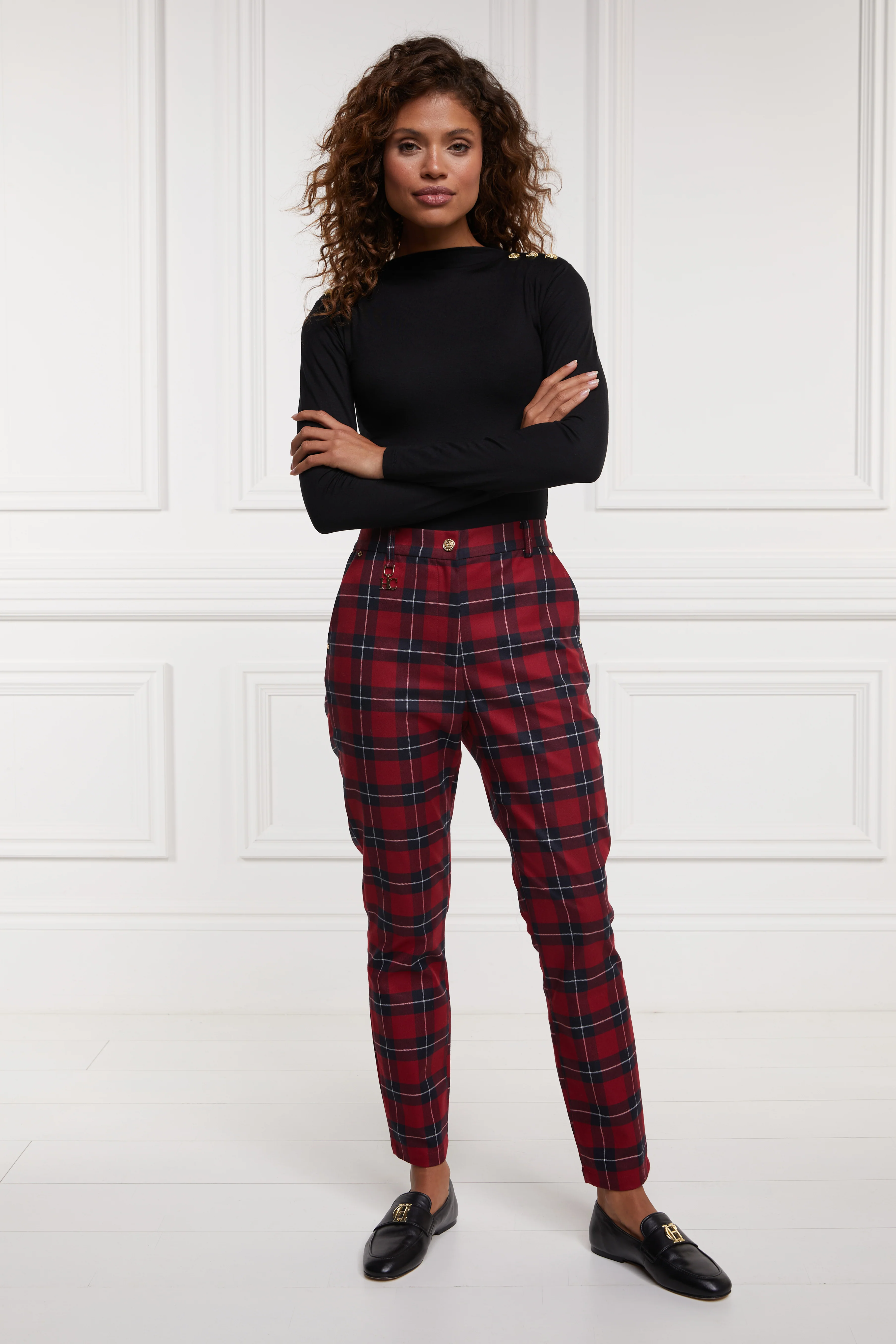 Charlton Trousers (Red Tartan) - Image 5