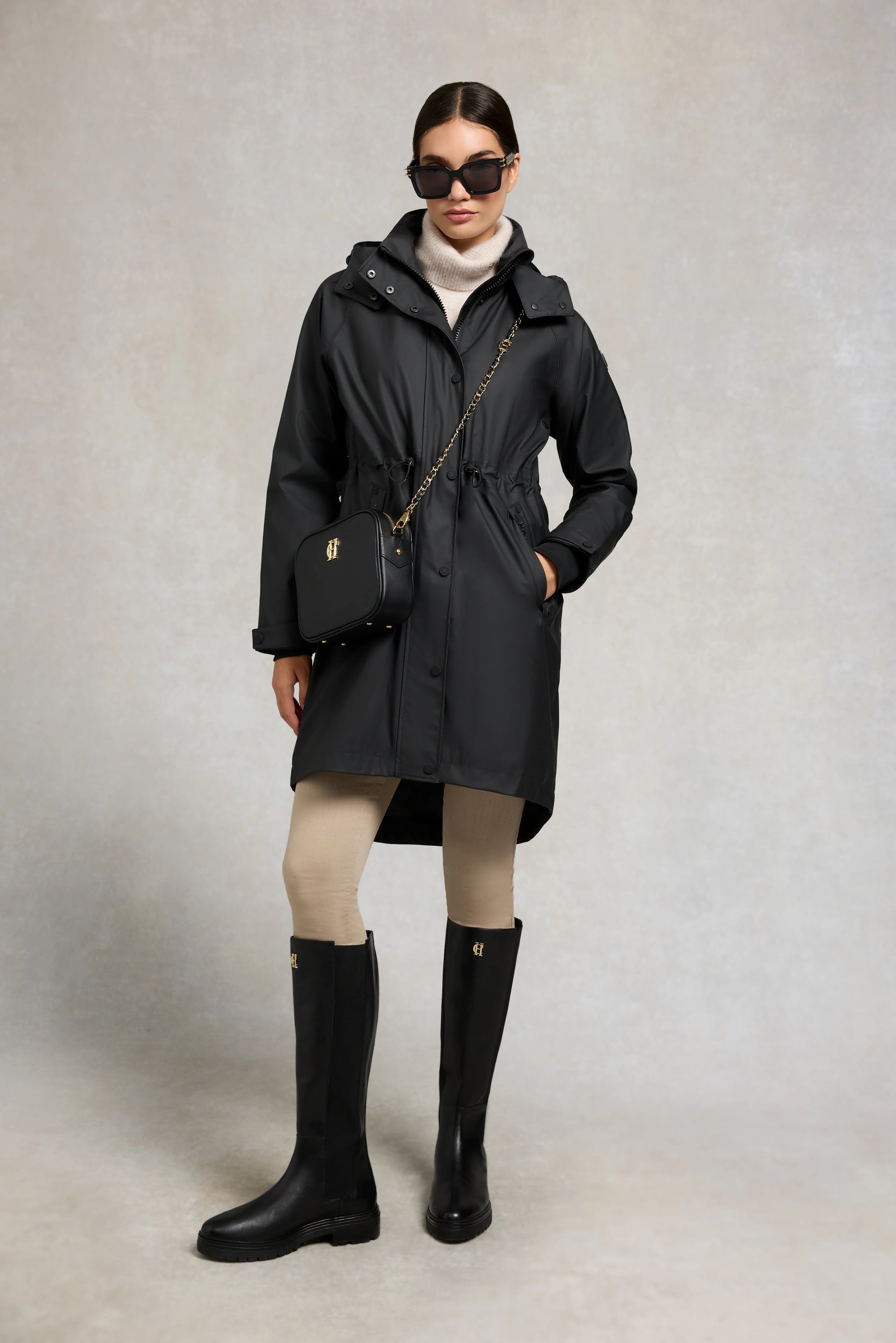 Chartwell Rain Parka (Black) - Image 3