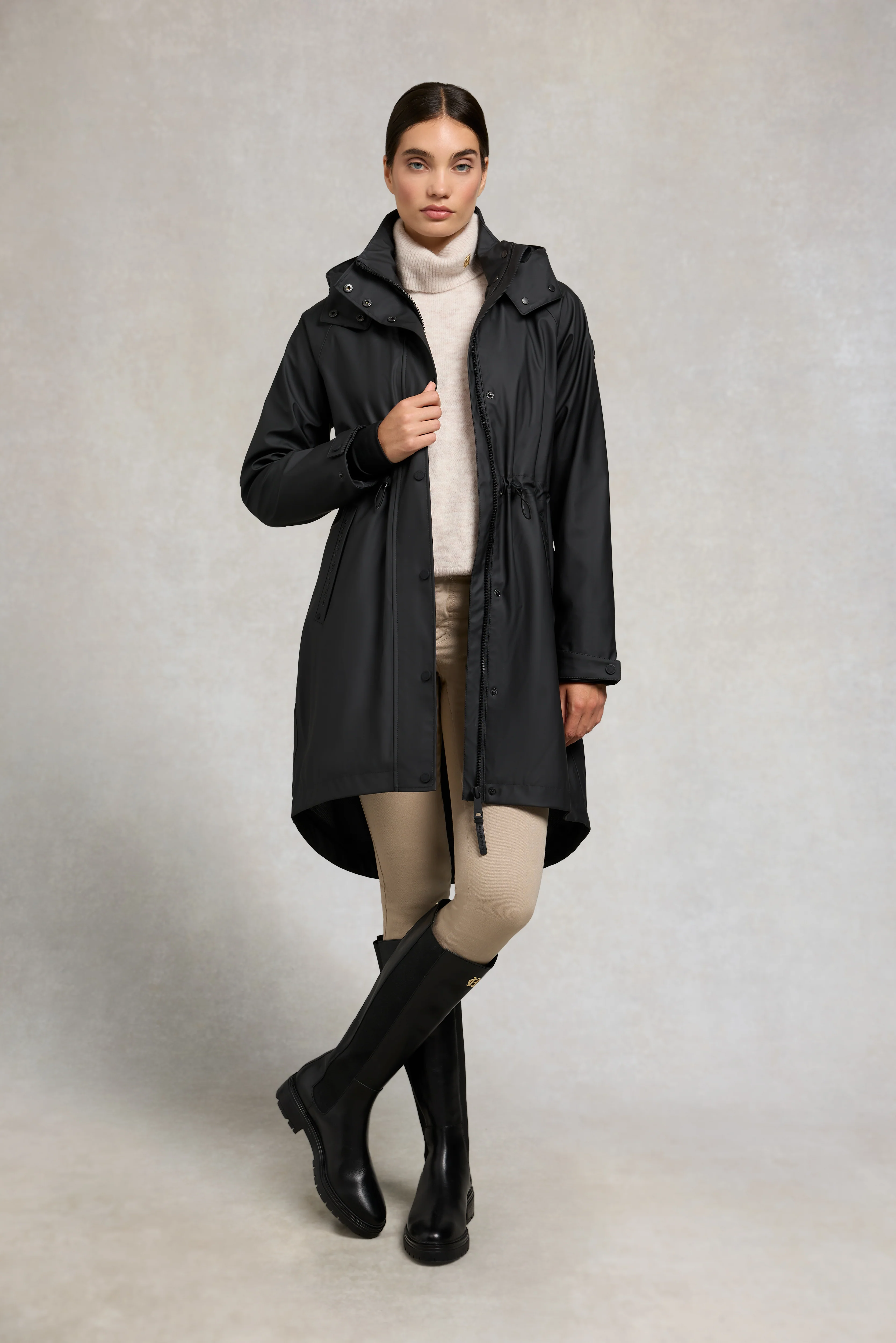 Chartwell Rain Parka (Black) - Image 5