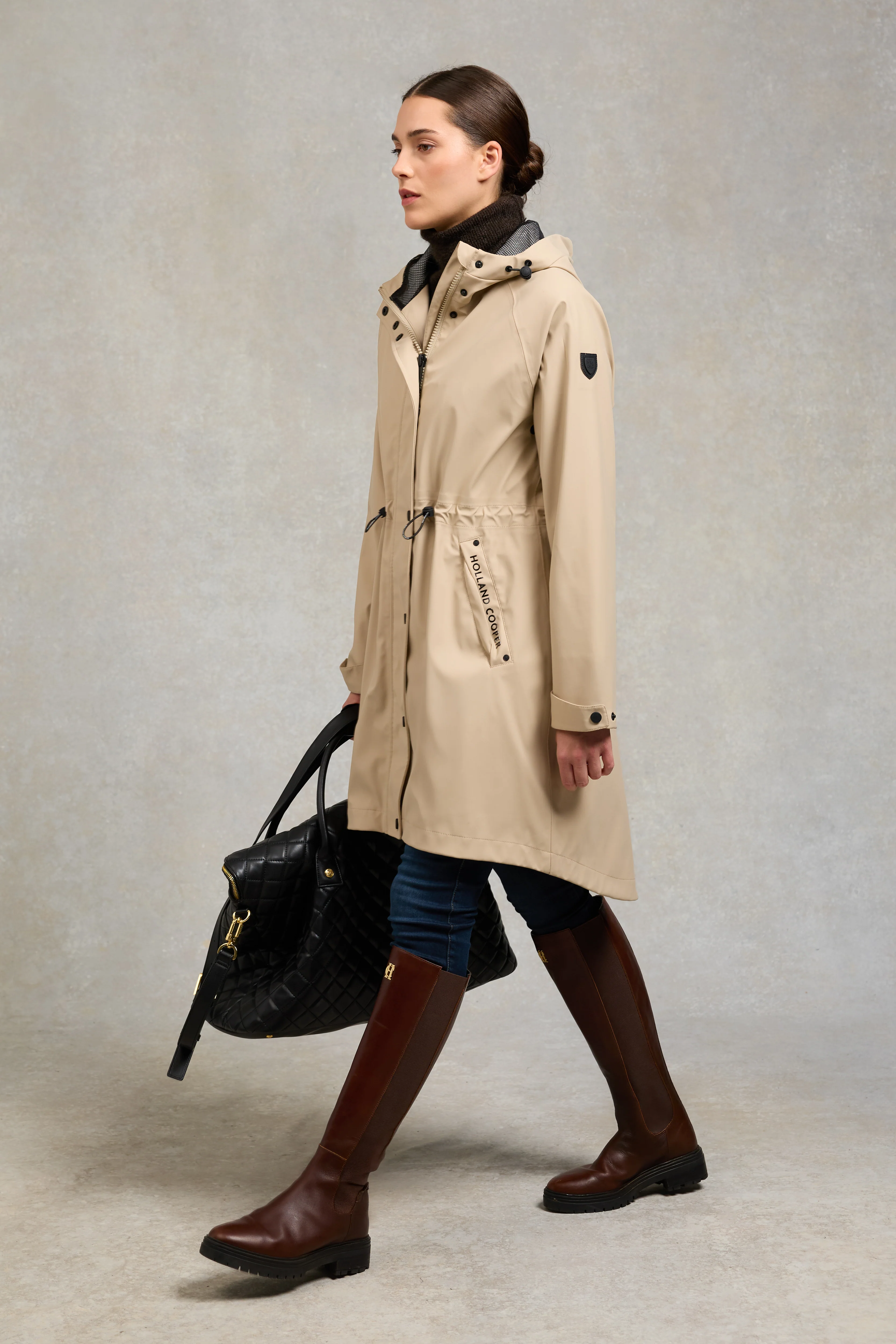Chartwell Rain Parka (Stone) - Image 4