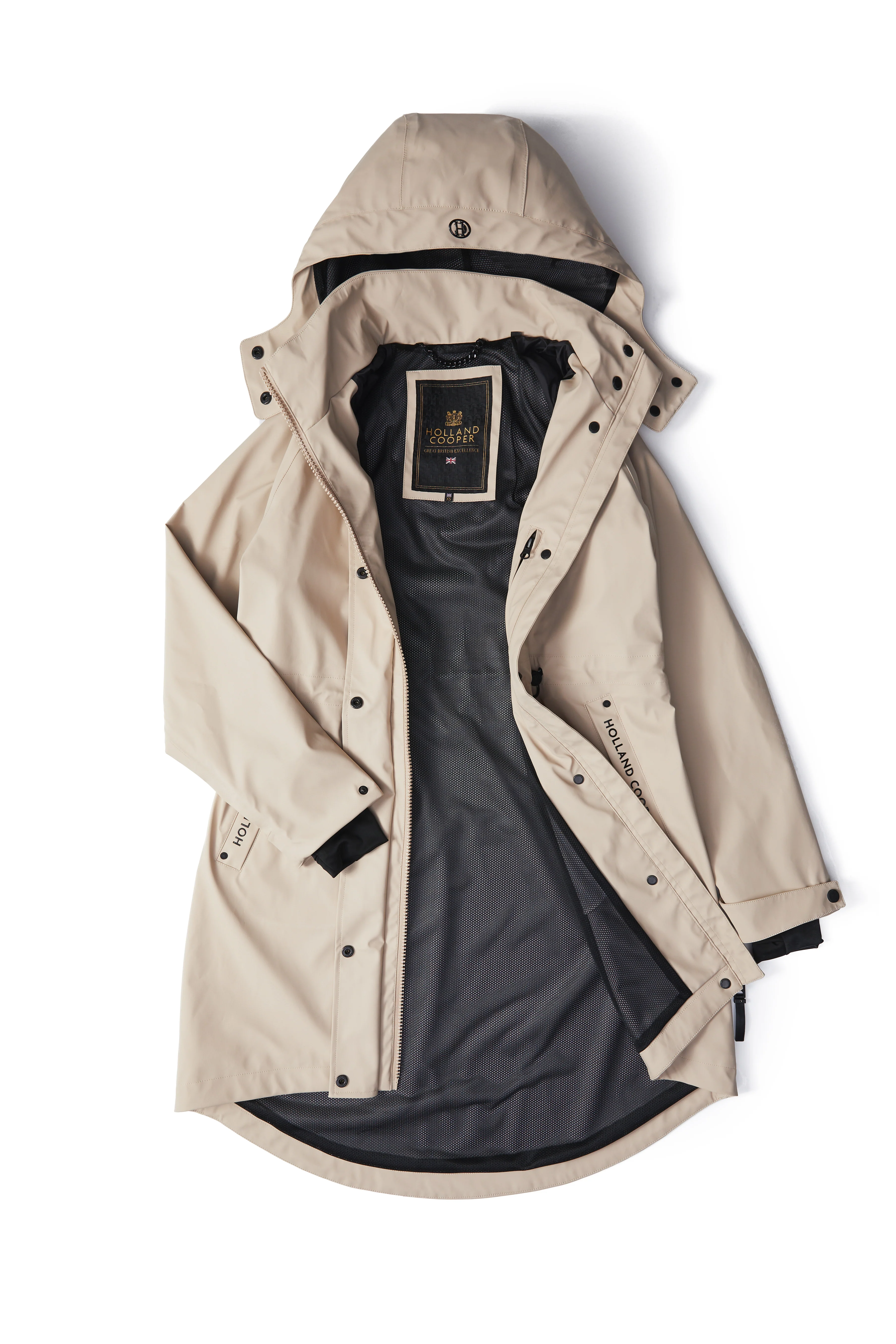 Chartwell Rain Parka (Stone) - Image 7