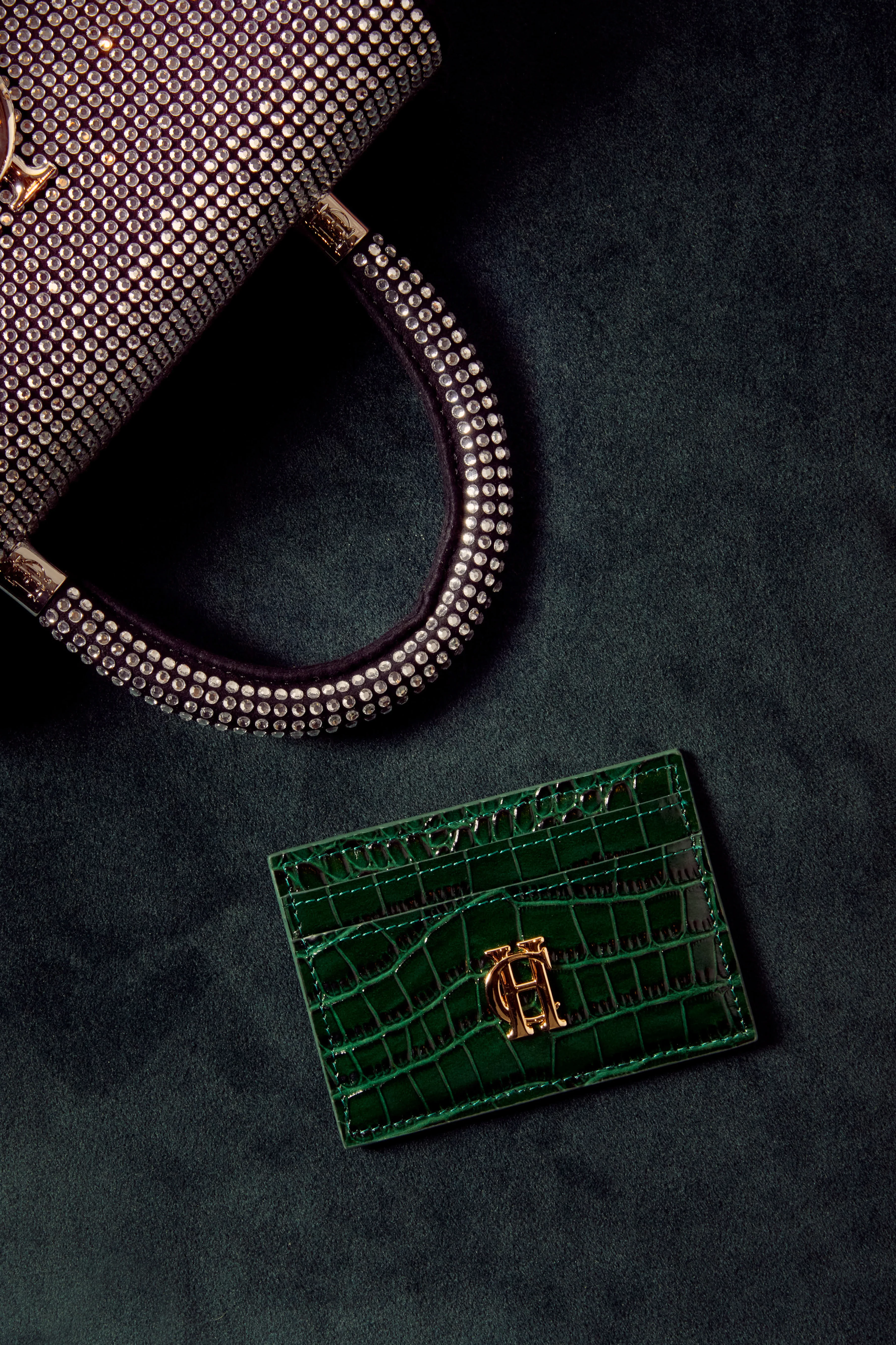 Chelsea Card Holder (Emerald Croc) - Image 5