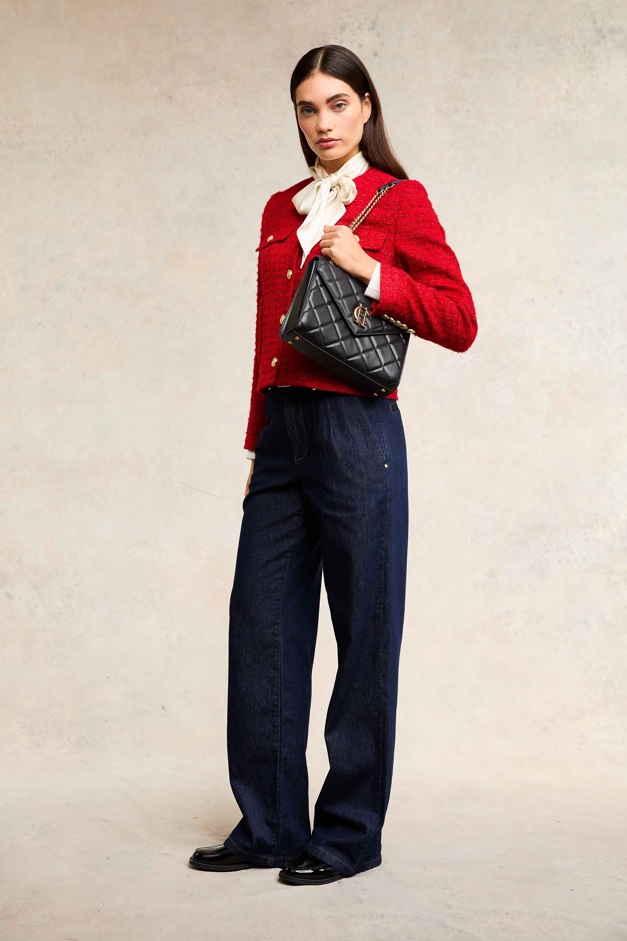 Chelsea Jacket (Red Boucle) - Image 6