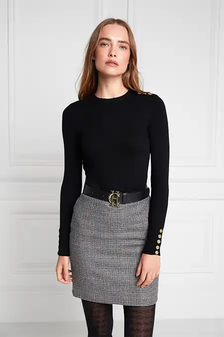 Chelsea Skirt (Prince of Wales Black) - Image 6