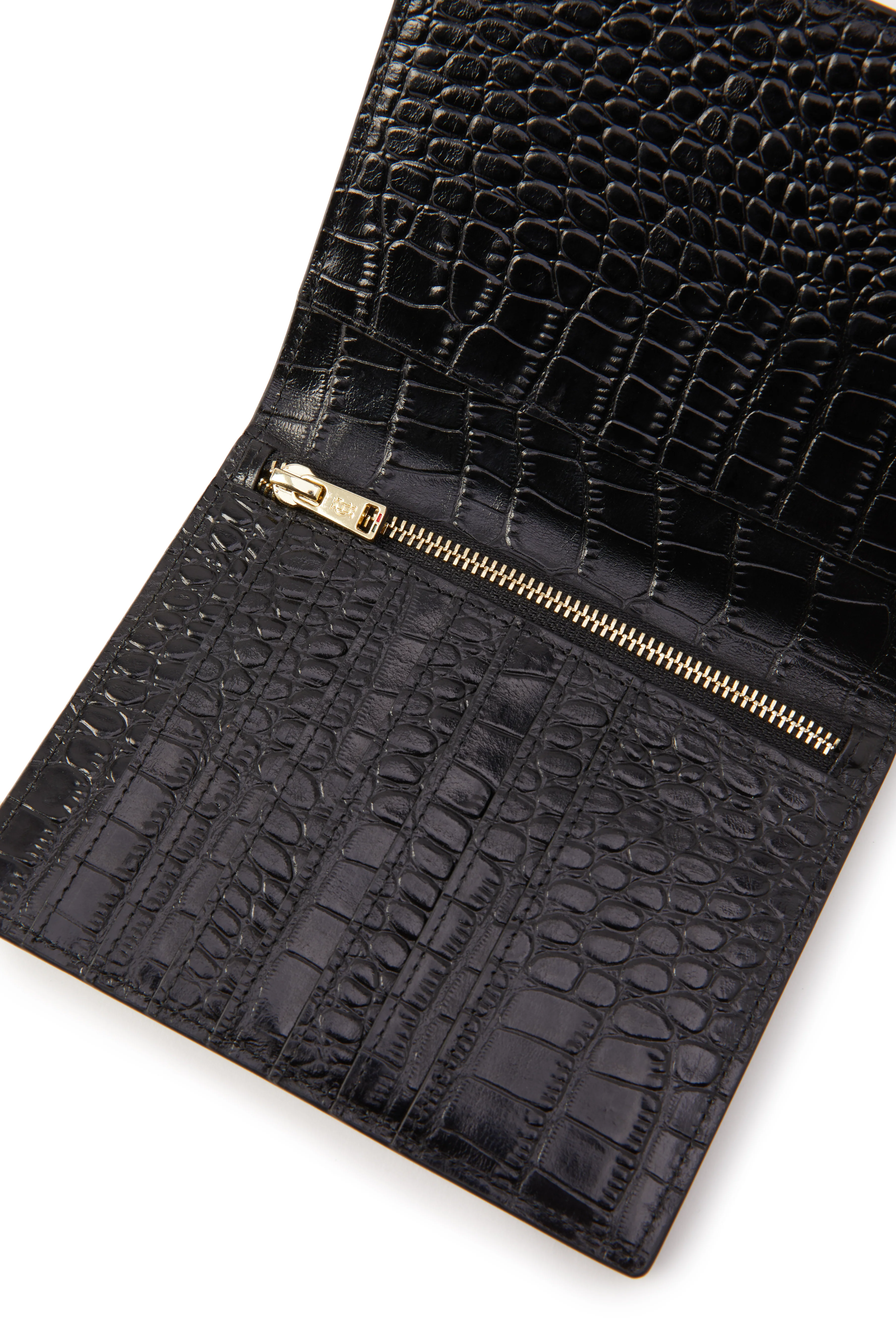 Chelsea Wallet (Black Croc) - Image 3