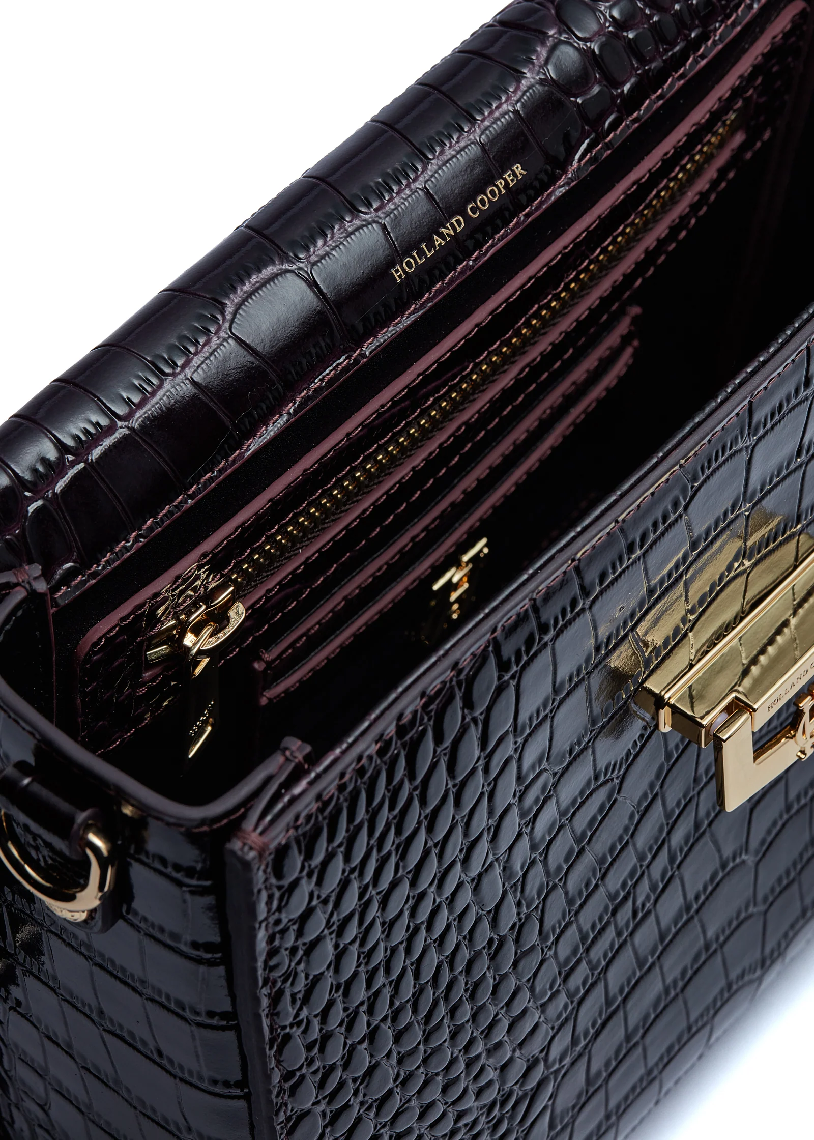 Cheltenham Bag (Blackberry Croc) - Image 9