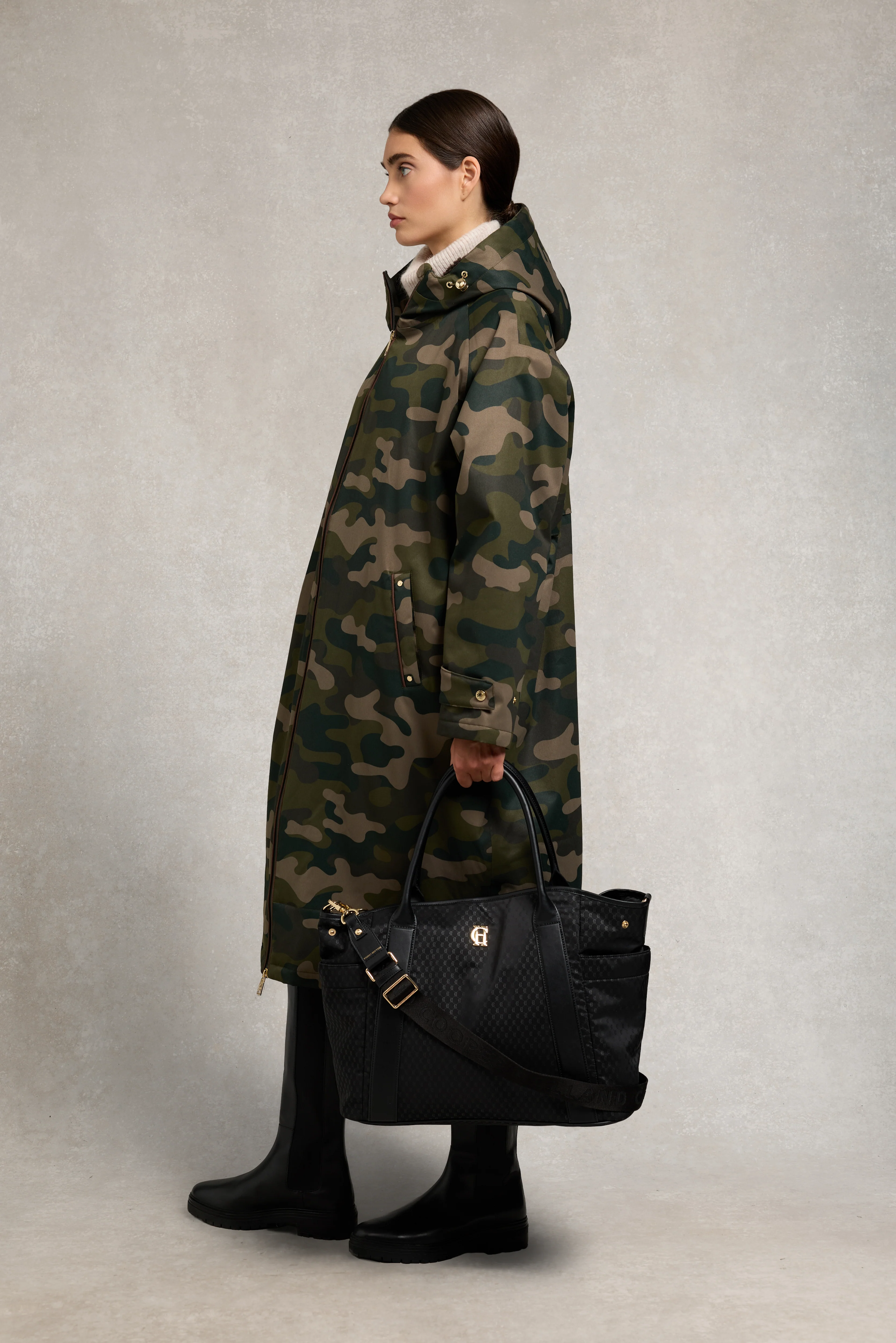 Cheltenham Tote Bag (Black Monogram) - Image 3