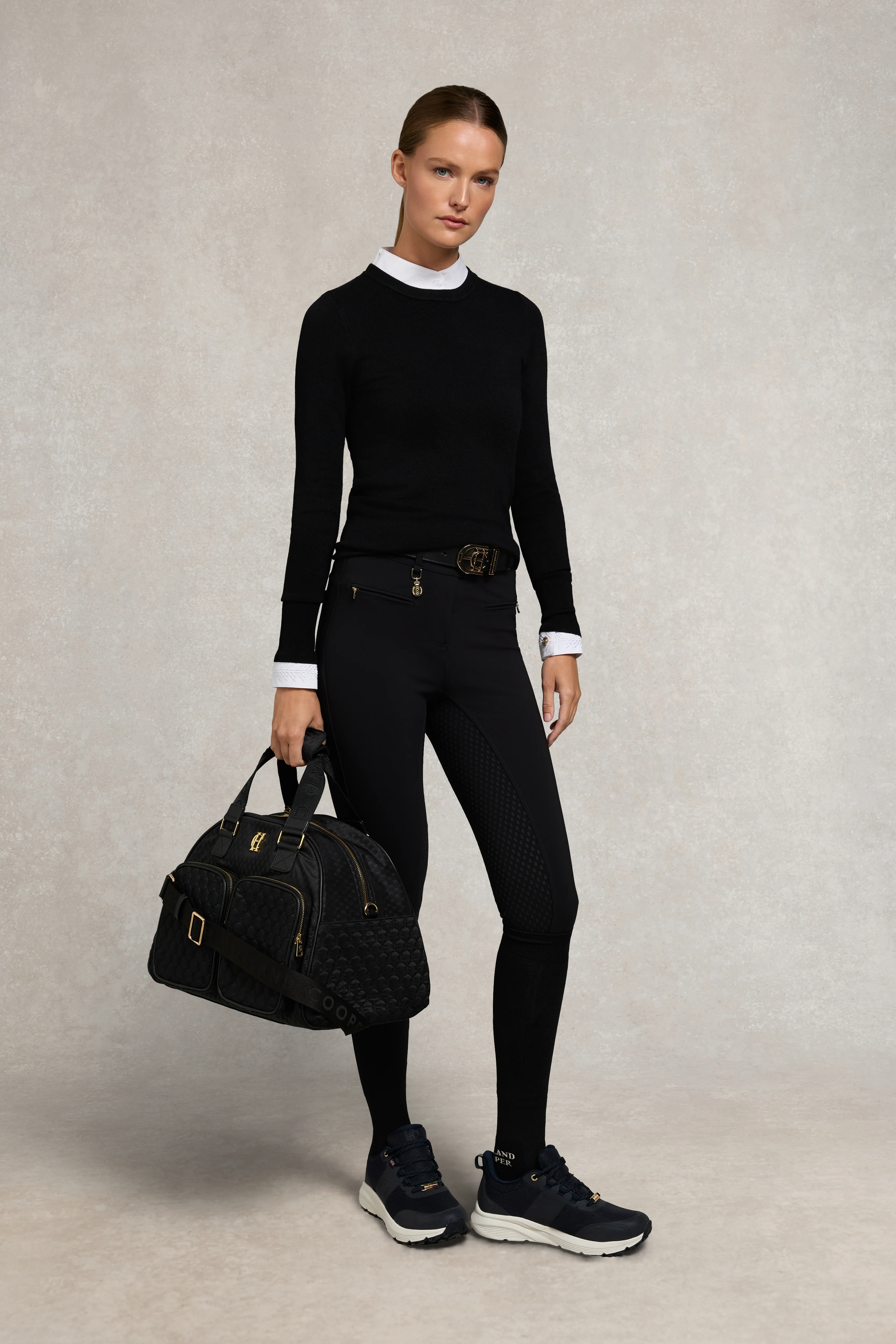 Chiltern Crew Neck Knit (Black) - Image 3