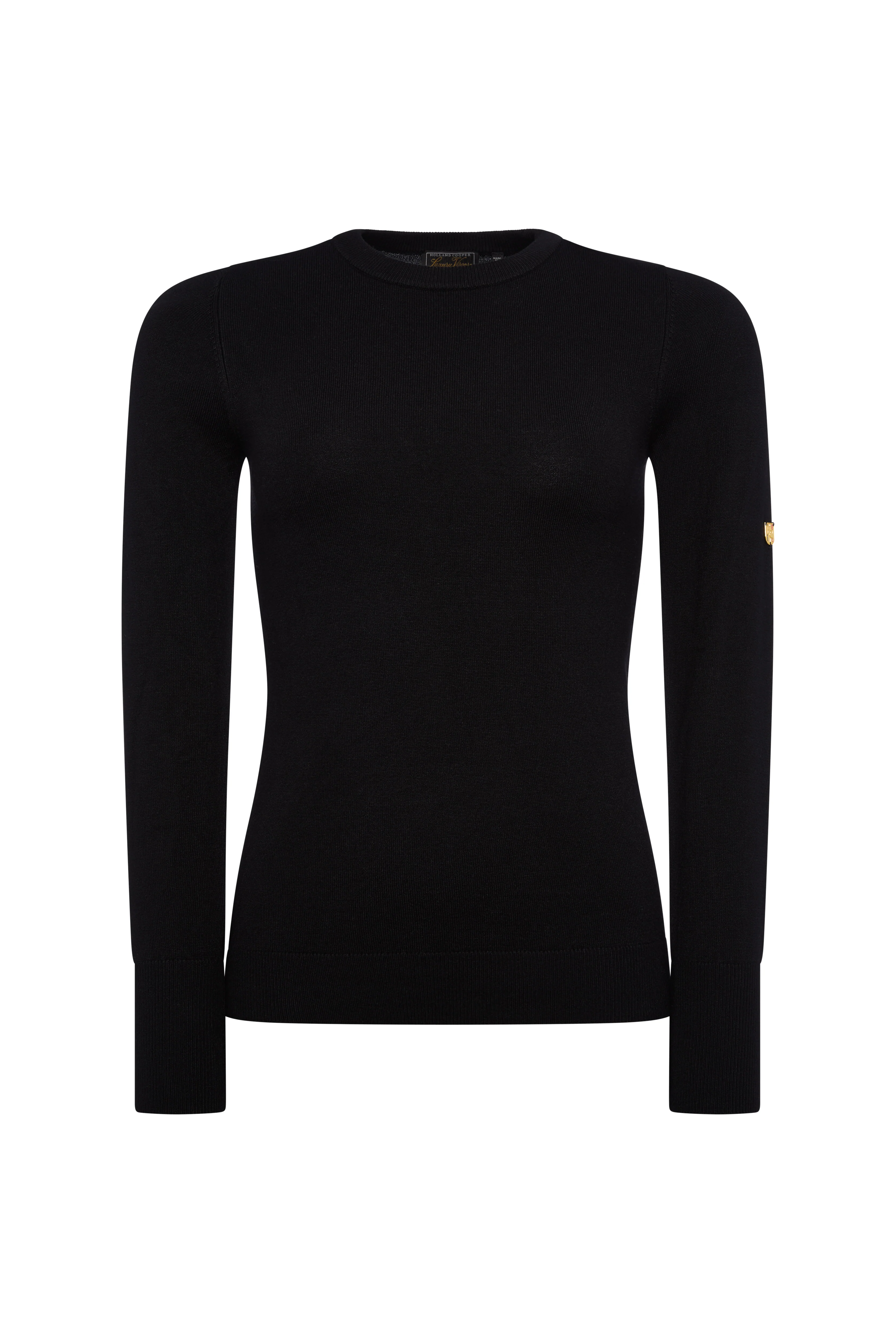 Chiltern Crew Neck Knit (Black) - Image 4
