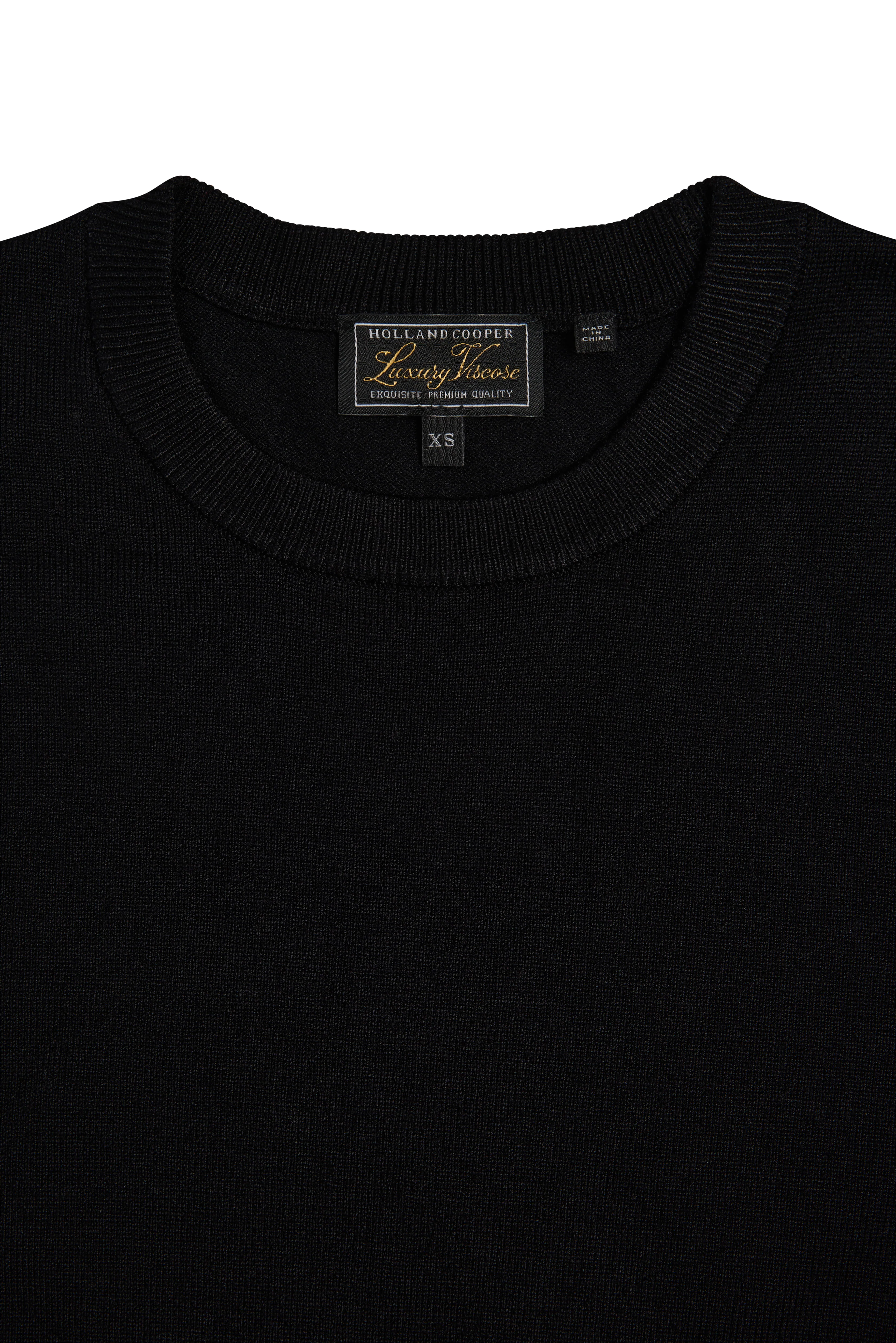 Chiltern Crew Neck Knit (Black) - Image 6