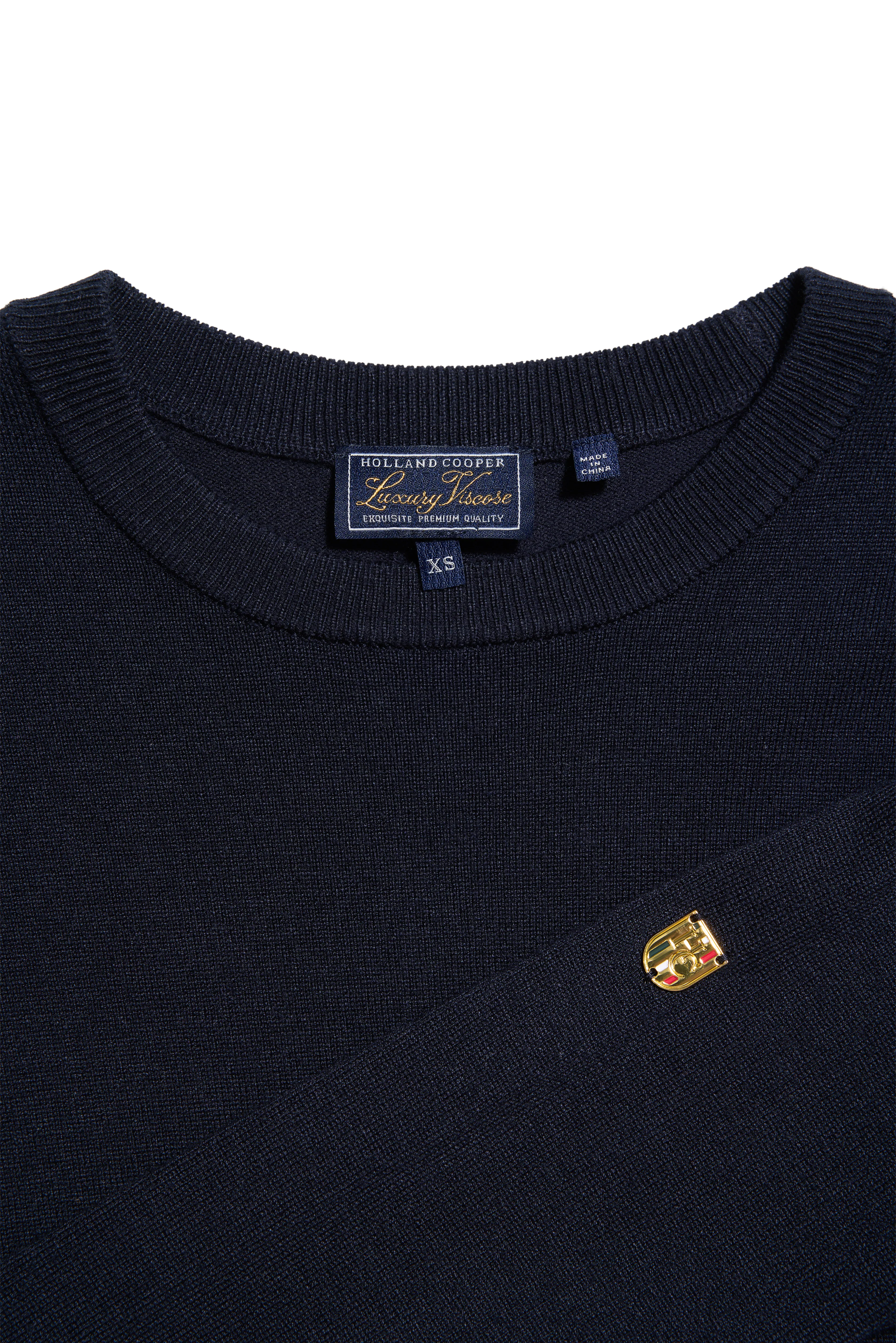Chiltern Crew Neck Knit (Ink Navy) - Image 10
