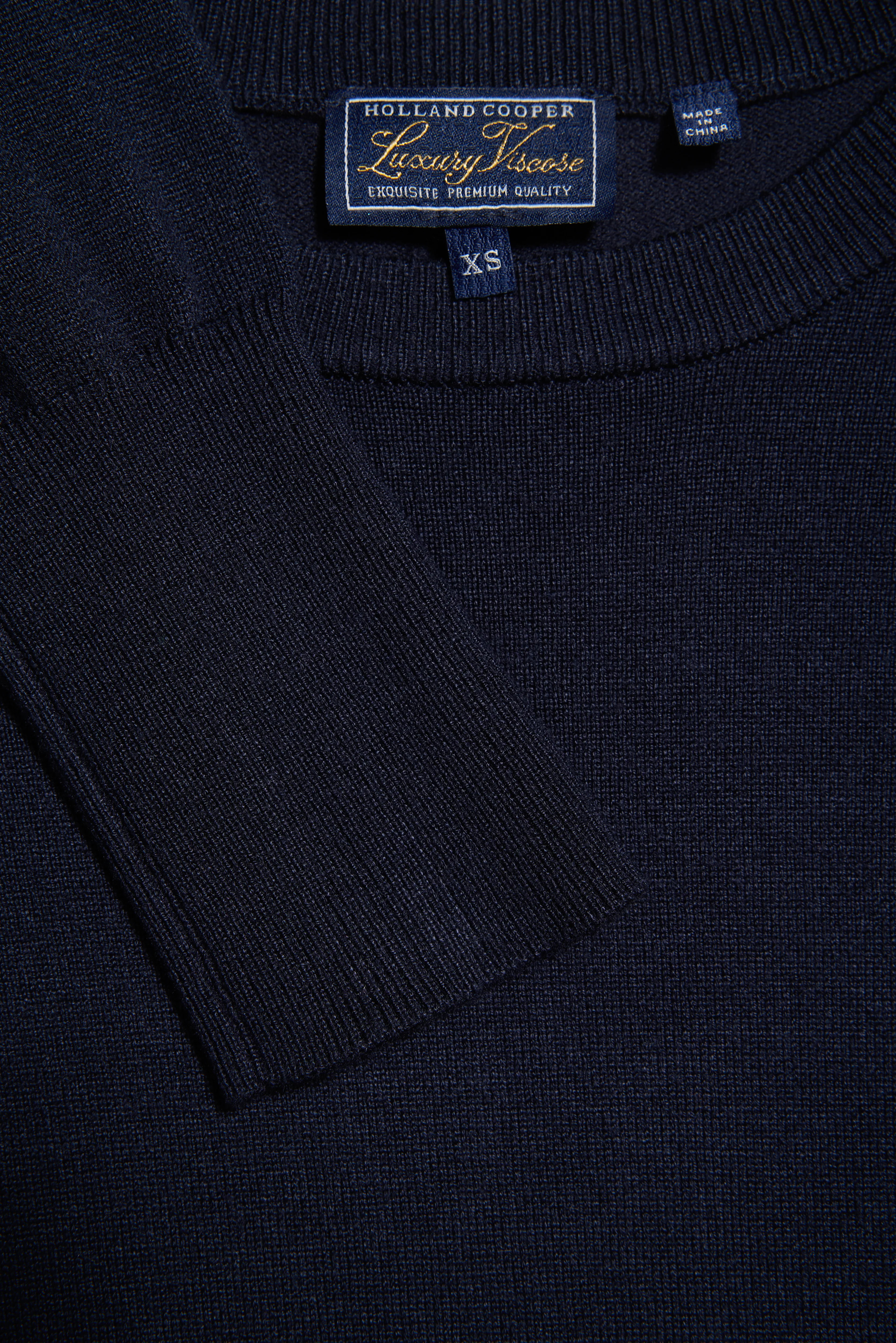 Chiltern Crew Neck Knit (Ink Navy) - Image 9