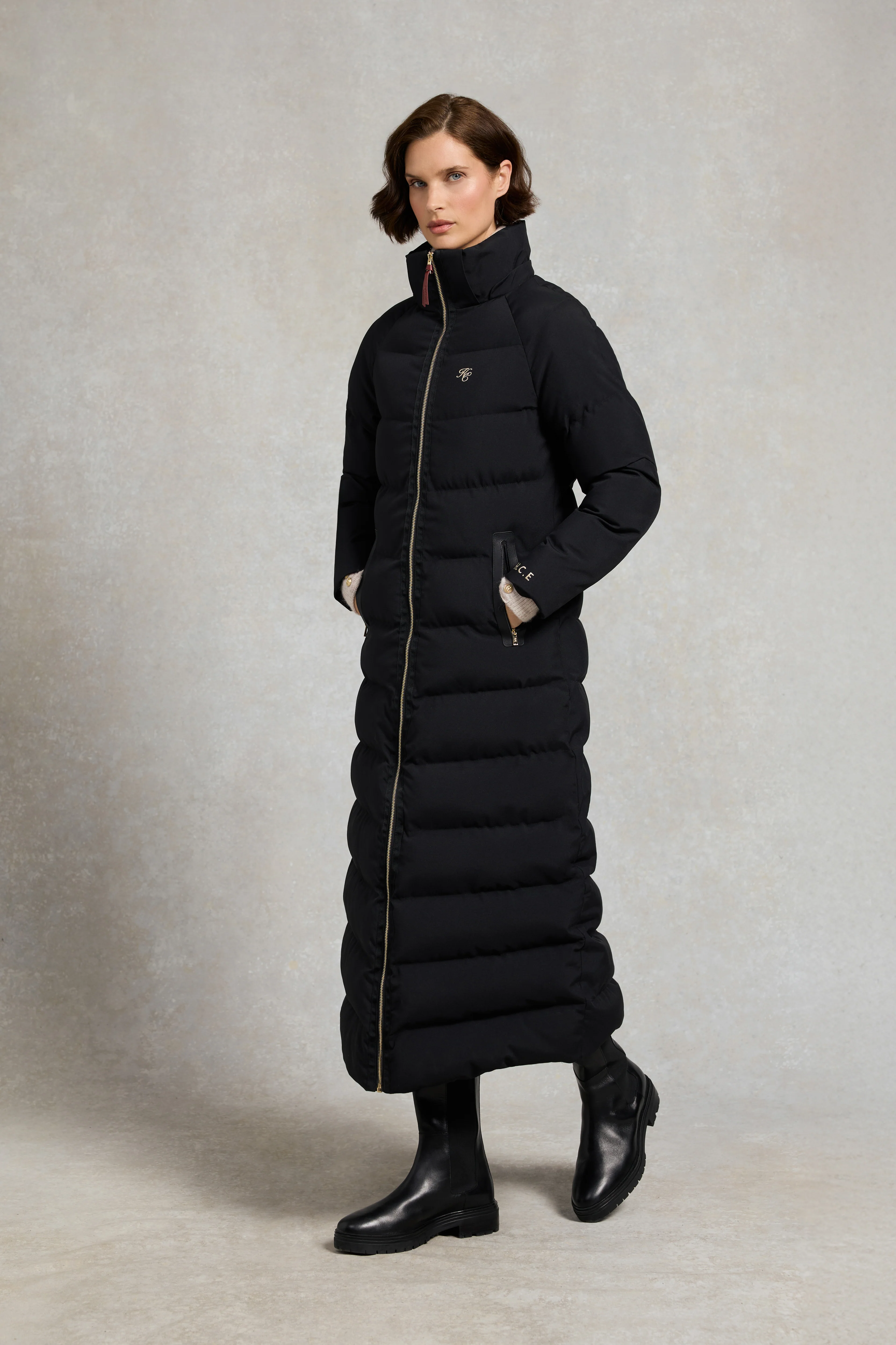 Chiltern Longline Yard Coat (Black) - Image 2