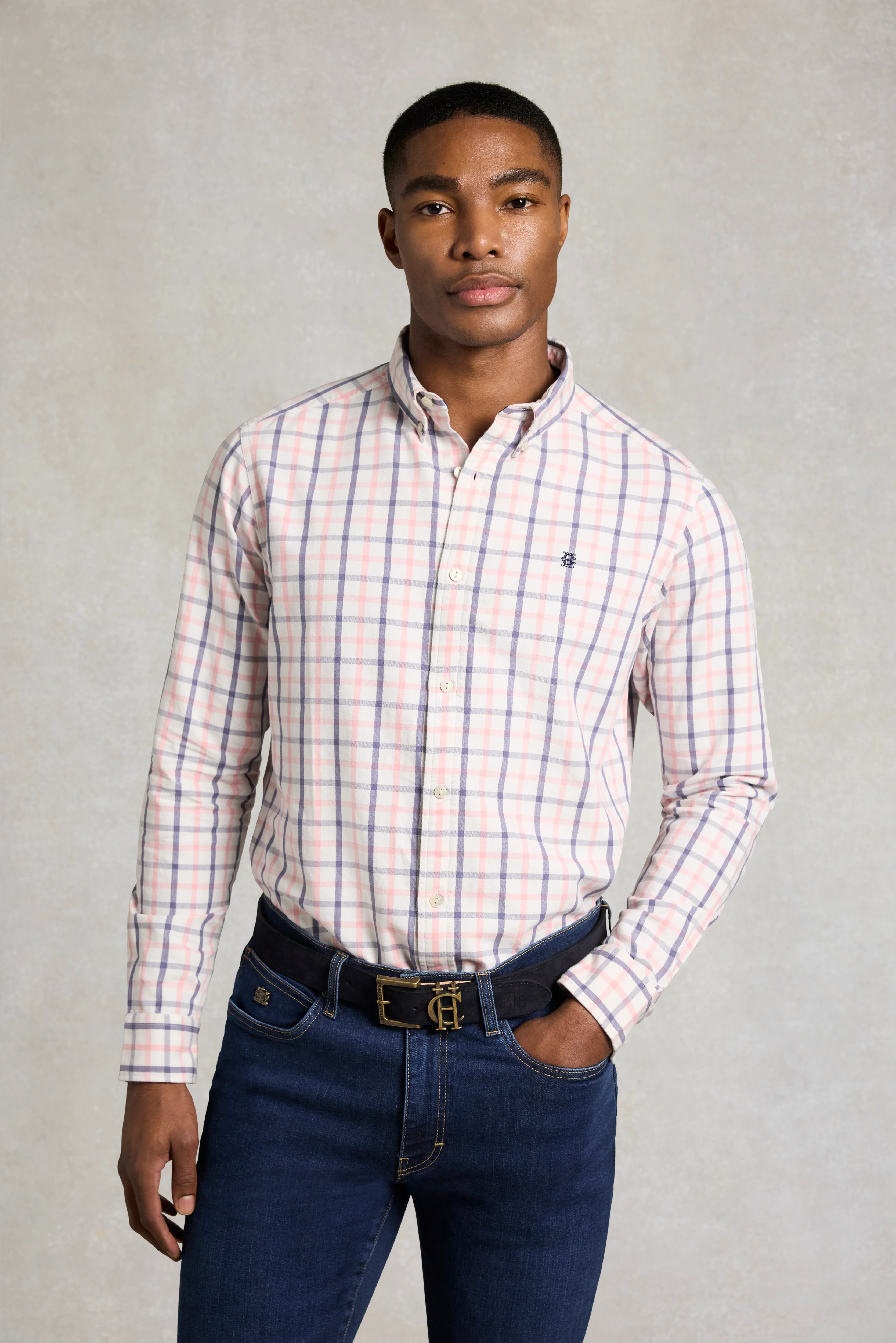 Men's Classic Belt (Navy Suede) - Image 3
