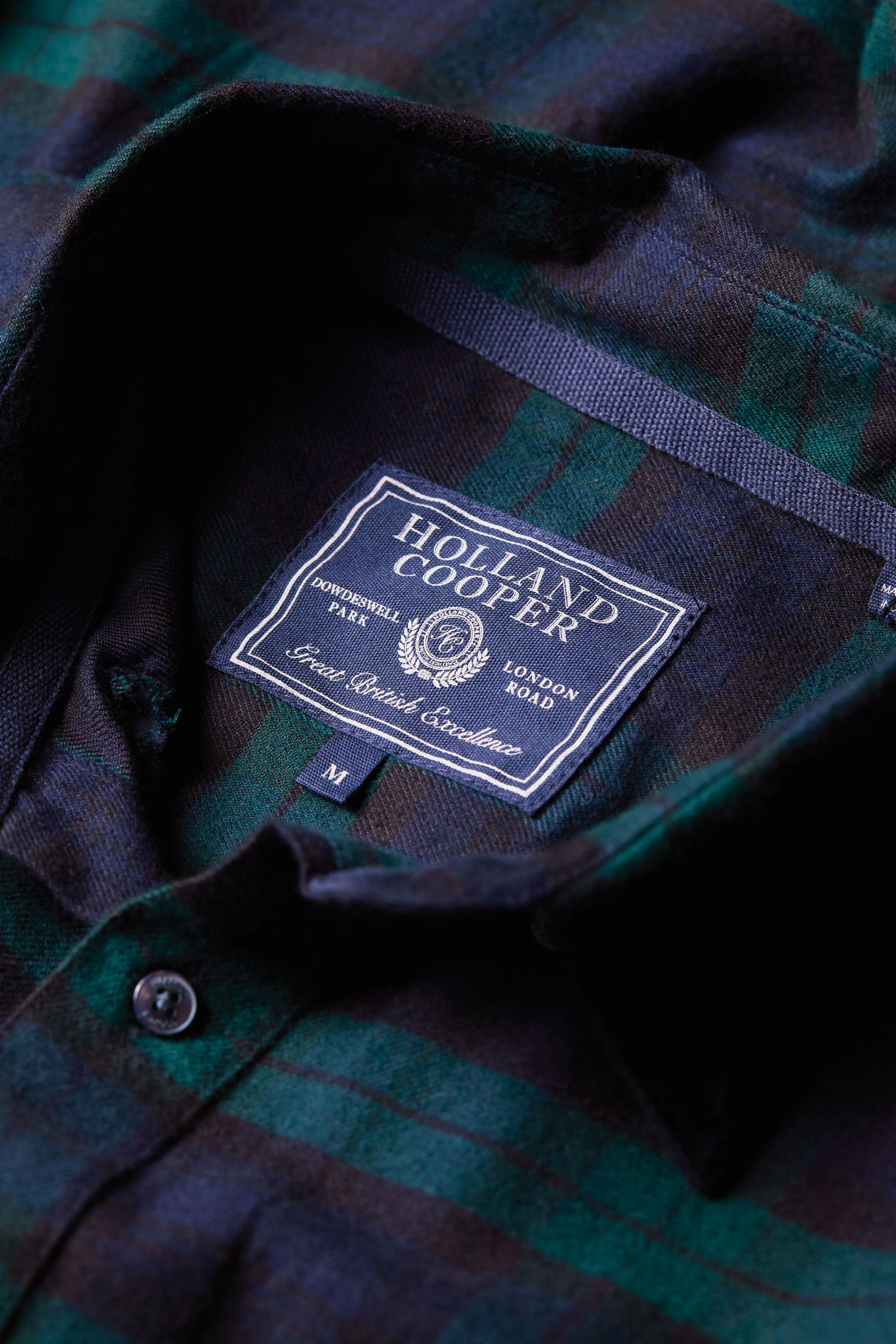 Classic Button Down Shirt (Brushed Blackwatch) - Image 8