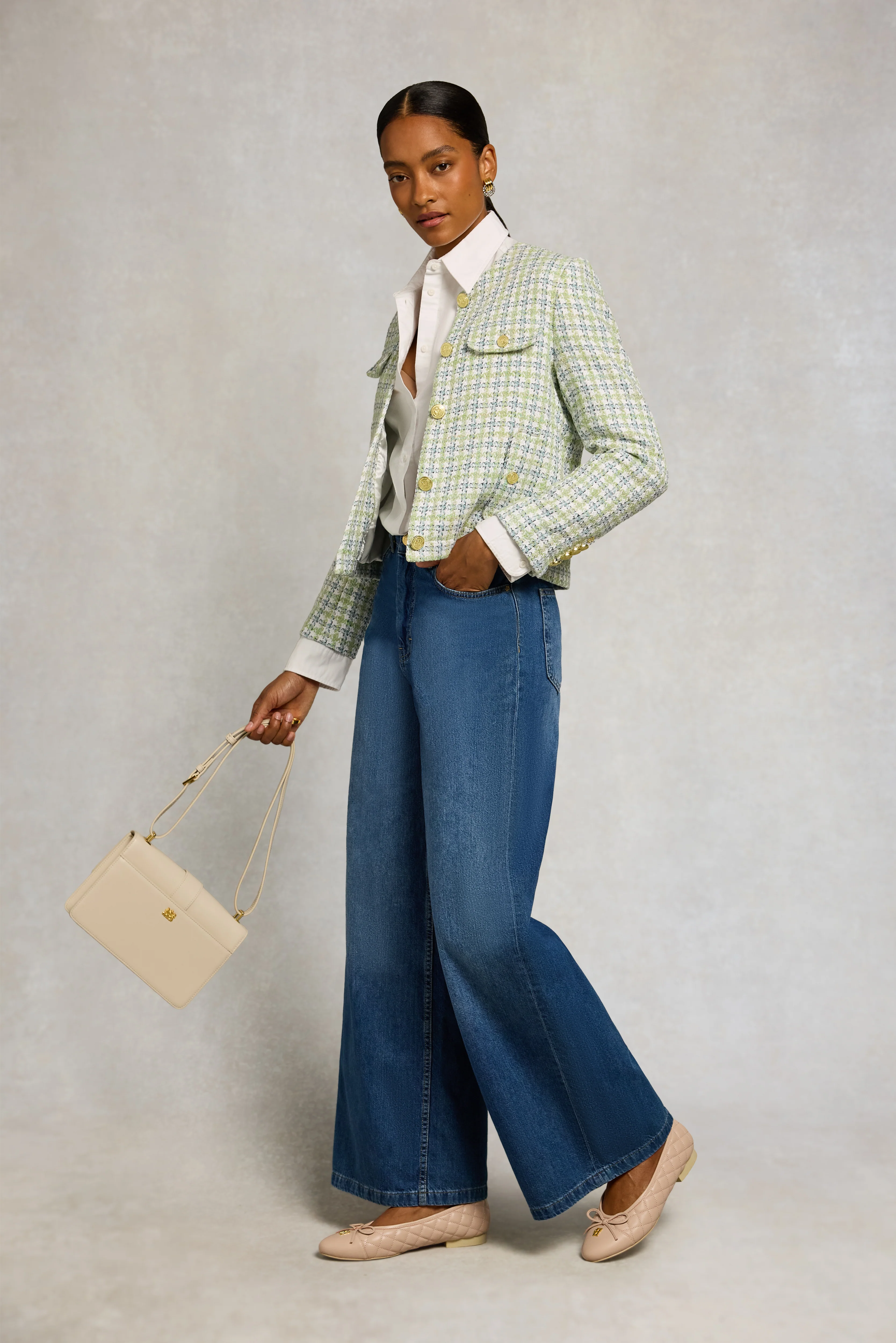 Classic Palazzo Jean (Aged Indigo) - Image 3