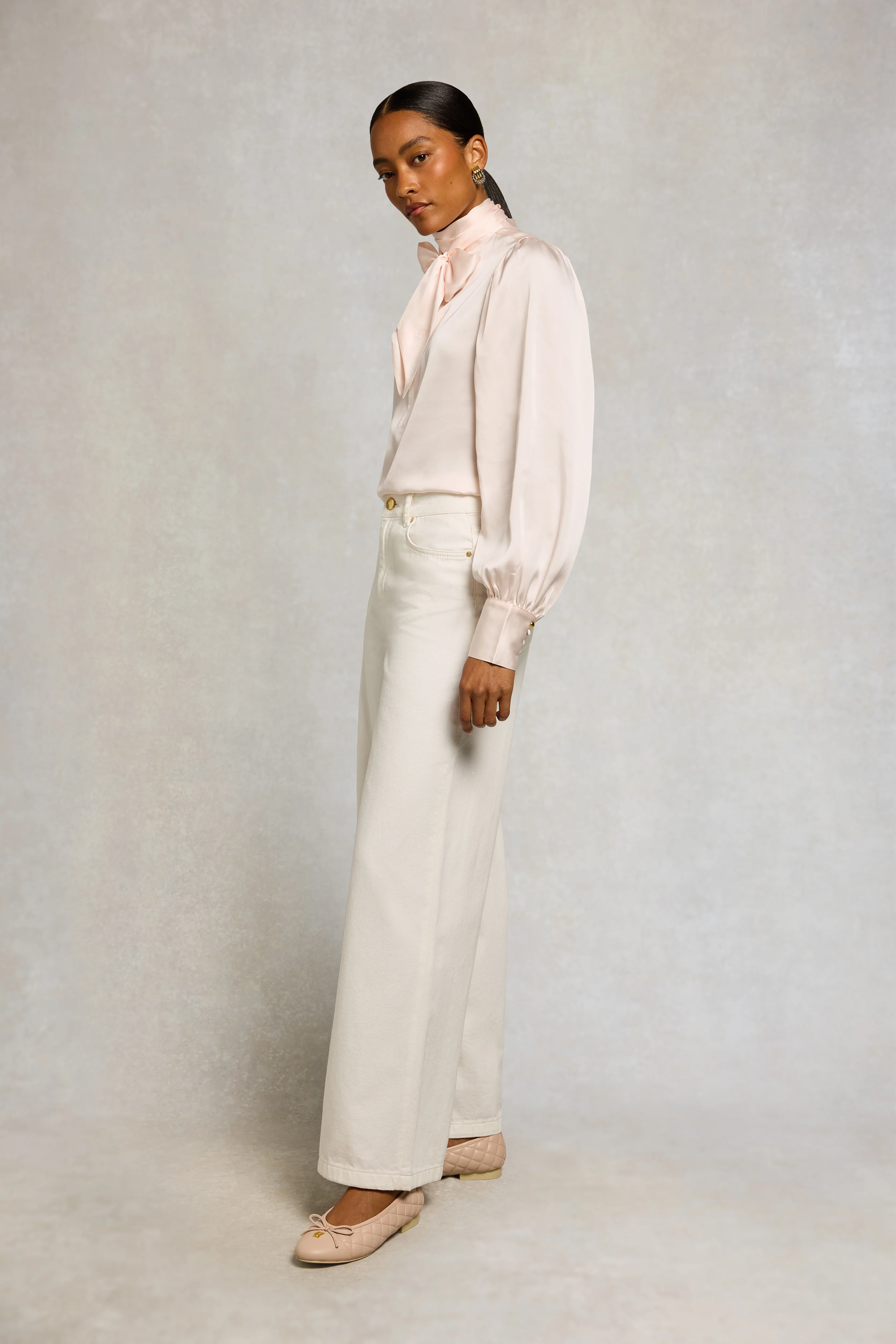Classic Palazzo Jean (White) - Image 3